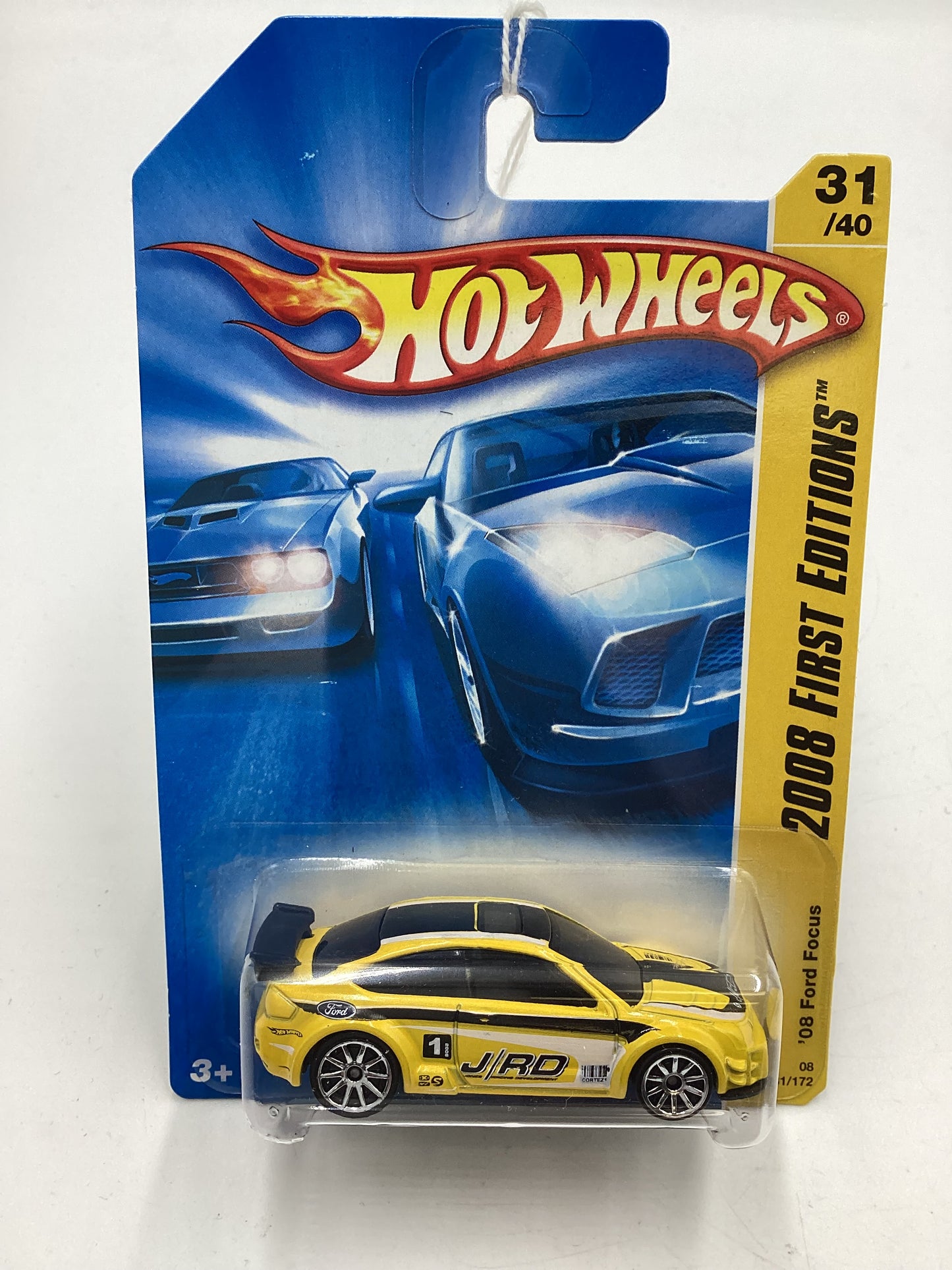 2008 Hot Wheels First Editions #31 08 Ford Focus Yellow