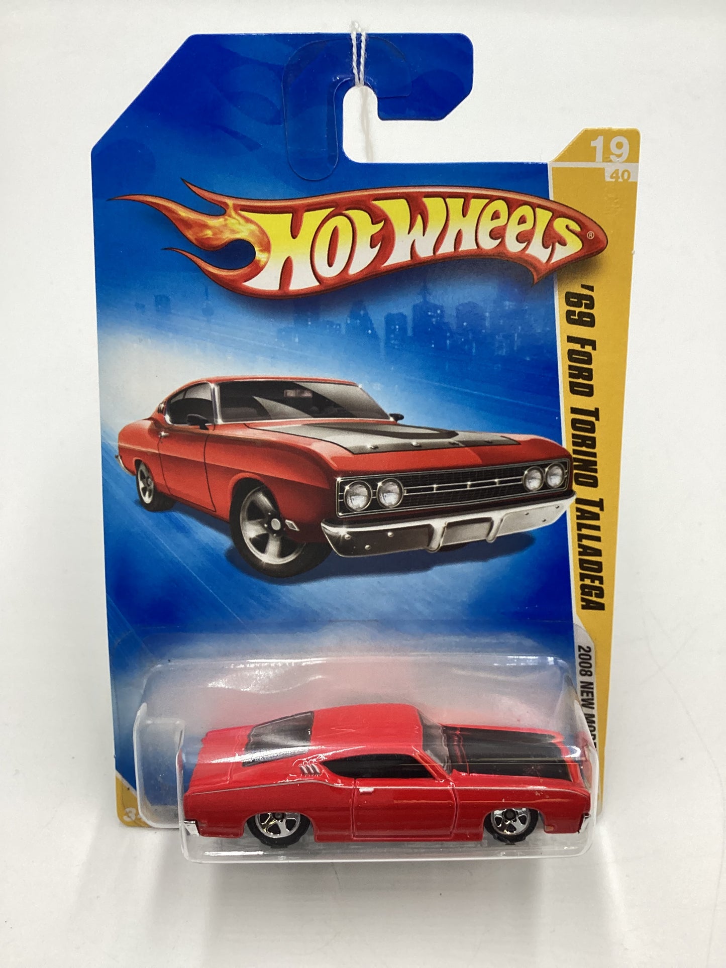 2008 Hot Wheels New Models #19 69 Ford Torino Talledega Red 27B