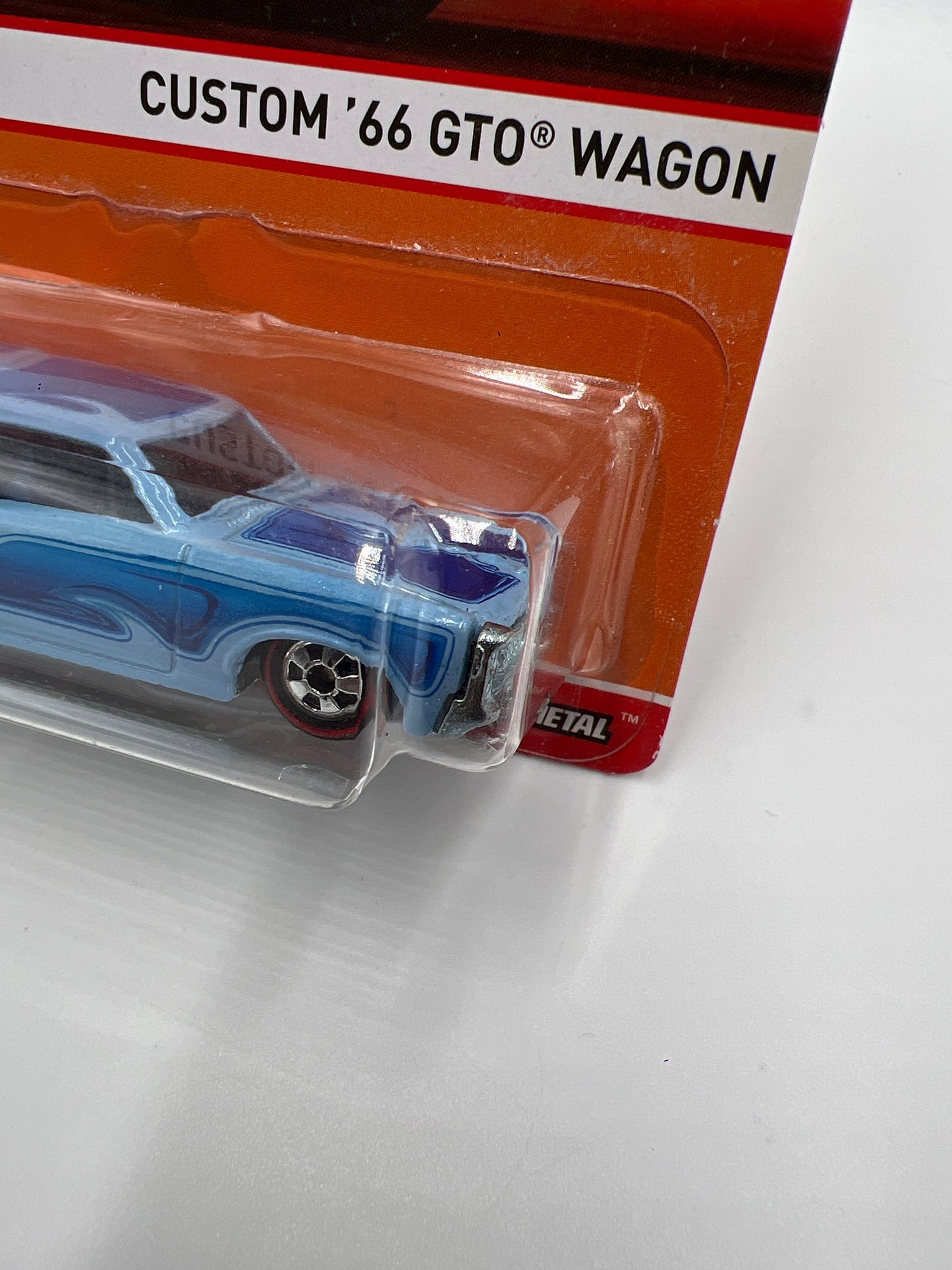 Hot Wheels Heritage Redline #16 Custom 66 GTO Wagon Blue 160N