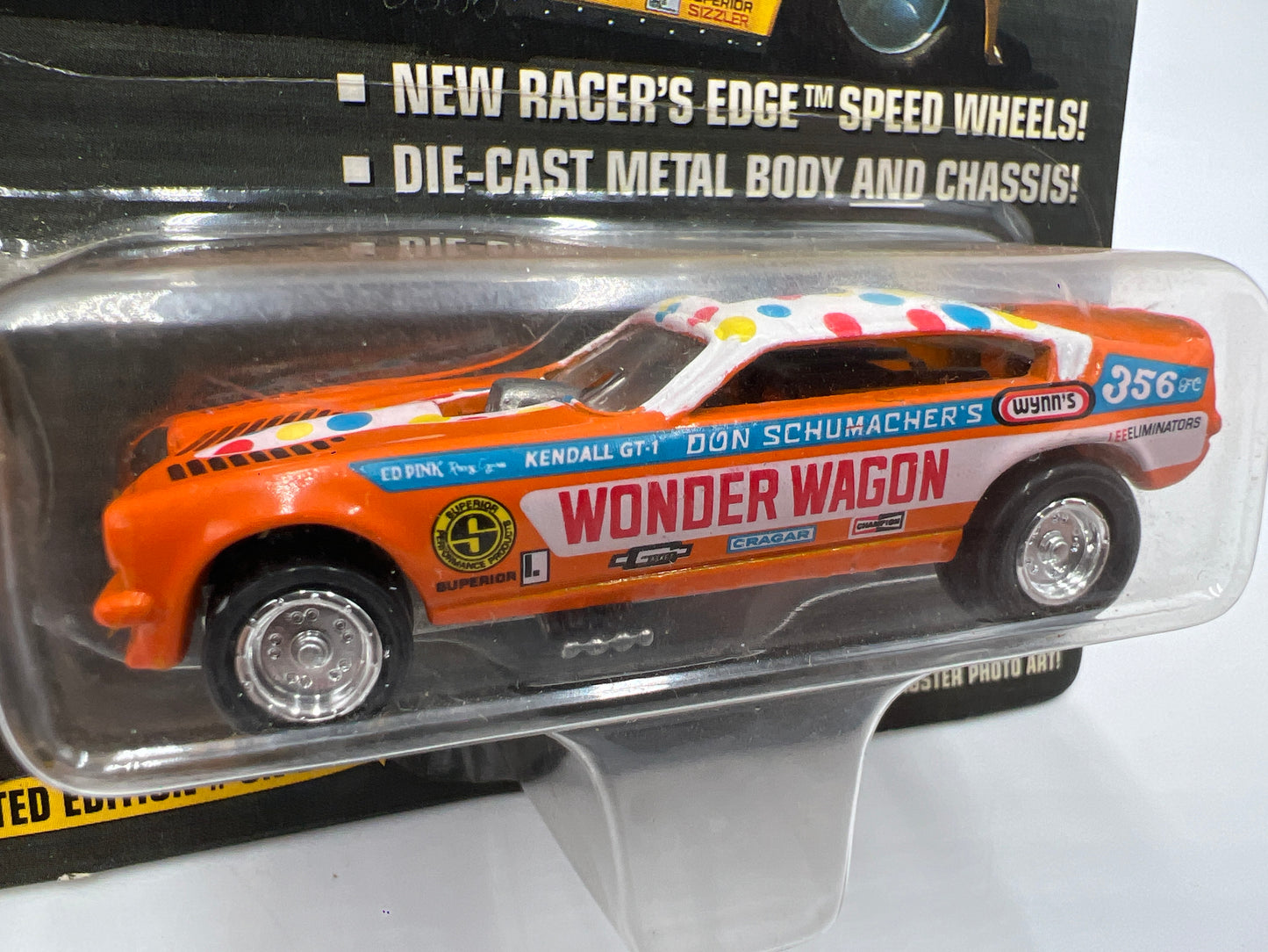 Johnny Lightning Dragsters USA Series 2 #17707 Wonder Wagon Orange 186B