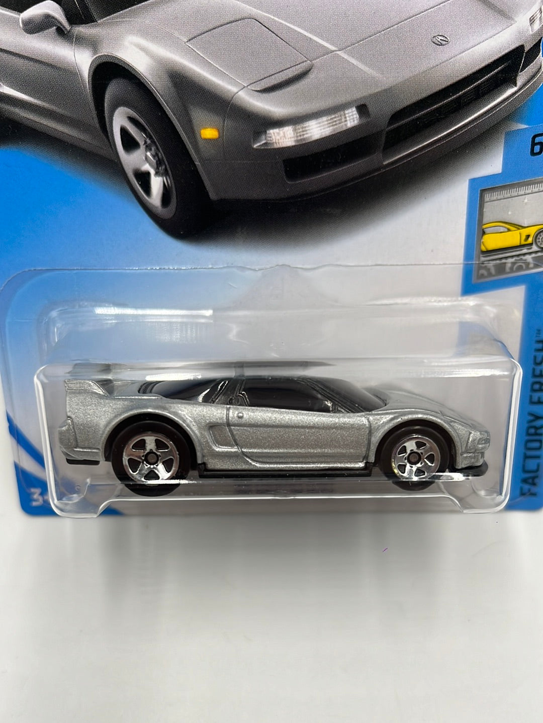 2018 Hot Wheels #4 90 Acura NSX Silver 108C