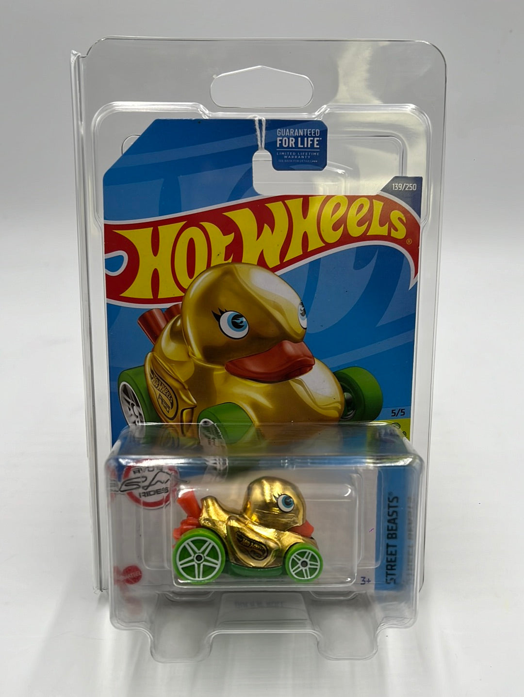 Hot Wheels 2022 Treasure Hunt Duck N Roll #139 w/protector