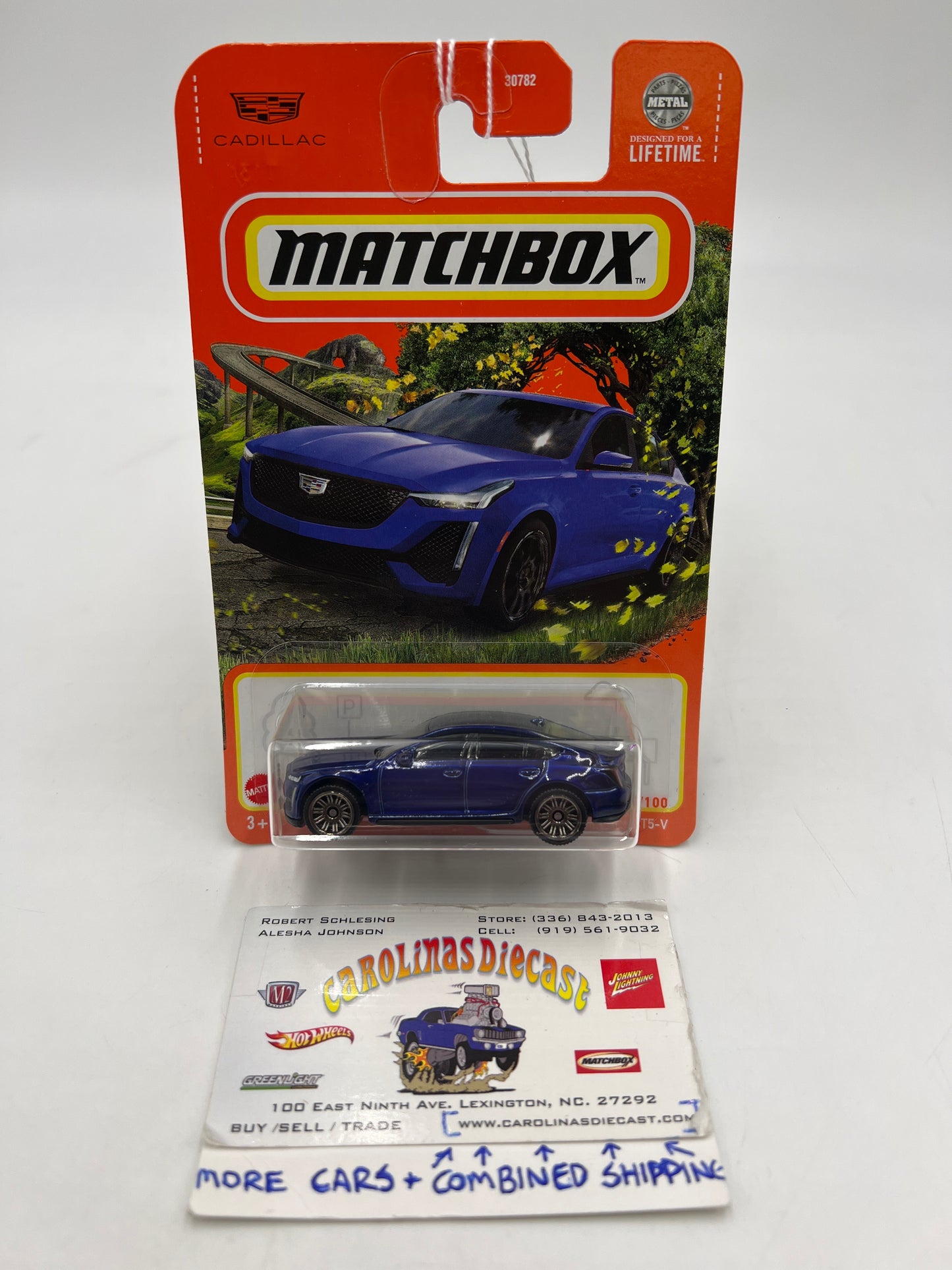 2024 Matchbox #37 2021 Cadillac CT5-V Blue 212H