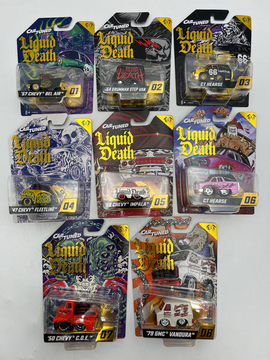 MGA Car Tuned Remixes Liquid Death Series 1 Complete Set Of 8