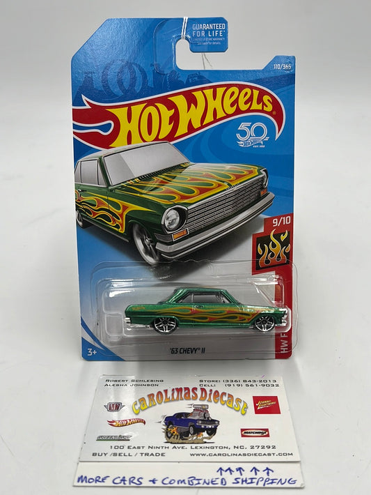 2018 Hot Wheels #110 63 Chevy II 15G