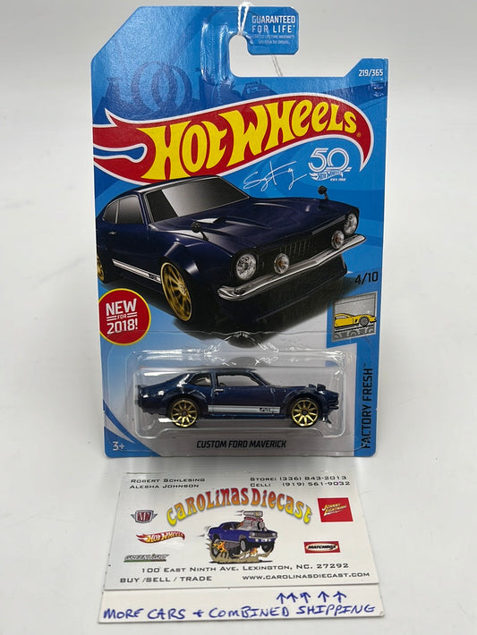 Hot Wheels 2018 #219 Custom Ford Maverick 34C