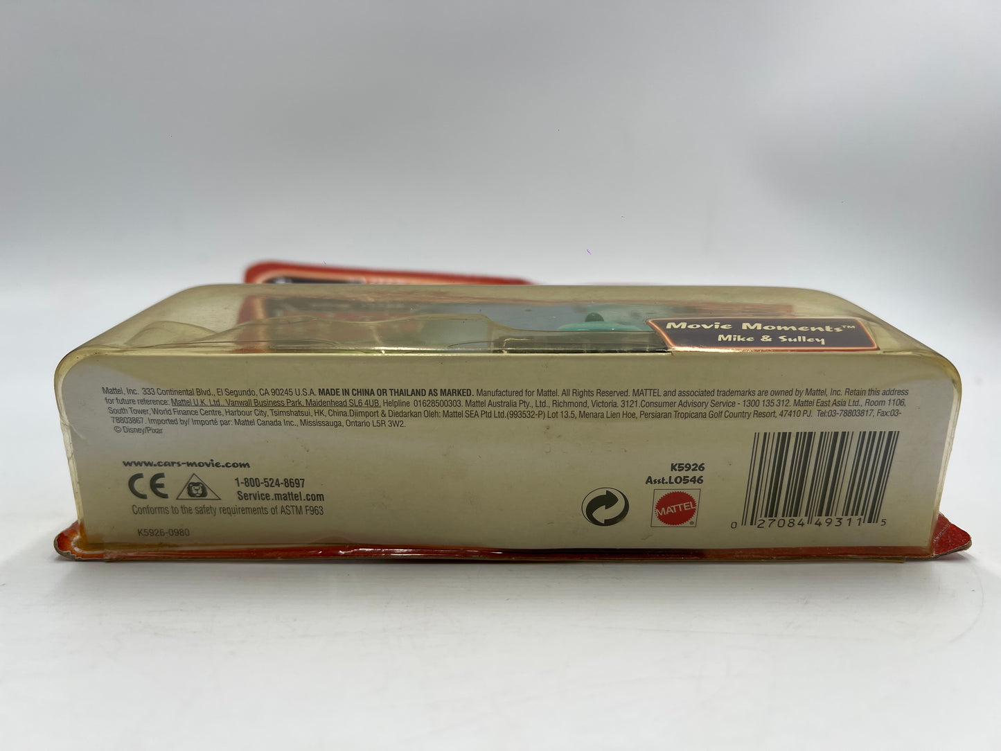 Disney Pixar Cars Supercharged 2 Pack Movie Moments Mike & Sully