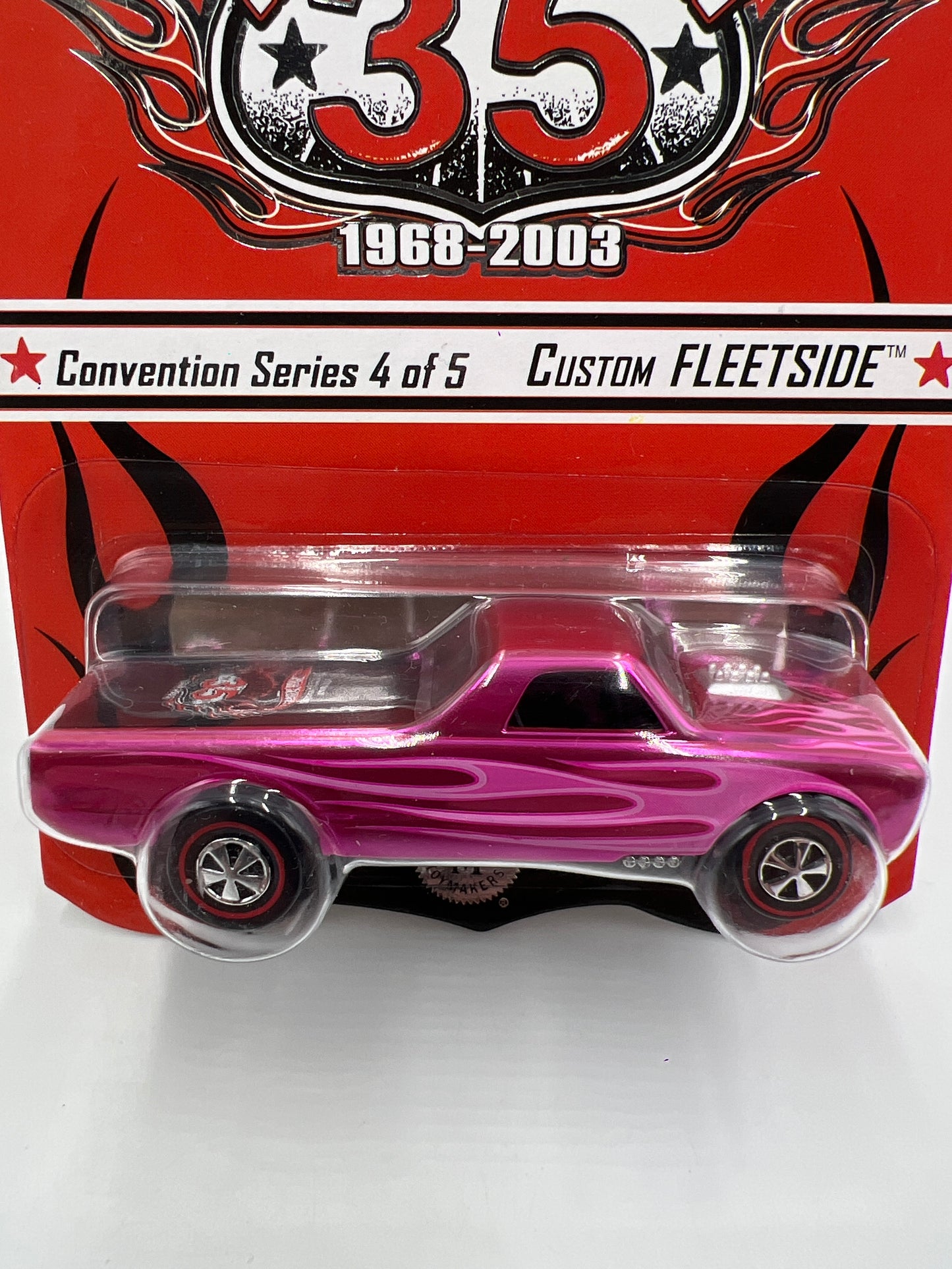 2003 Hot Wheels 17th Annual Collectors Convention #456/10000 Custom Fleetside Pink W/Protector