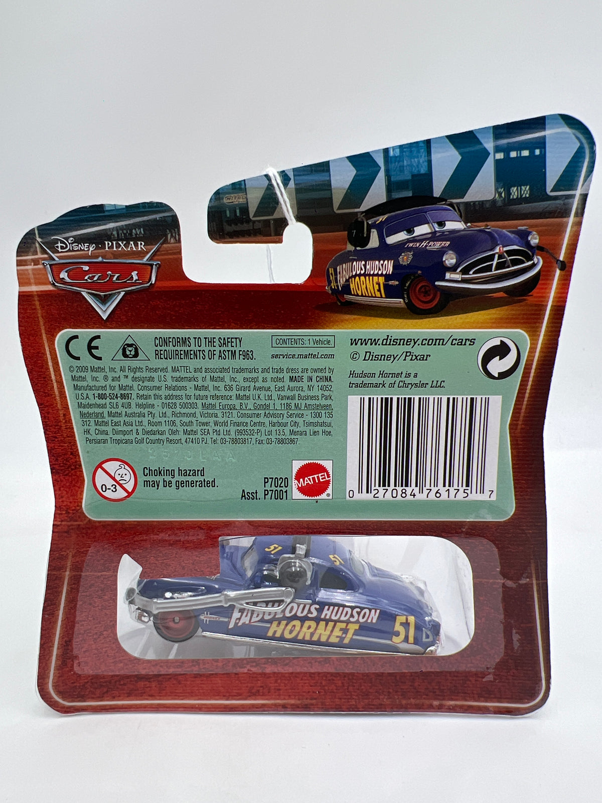 Disney Pixar Cars Look My Eyes Change #33 Pit Crew Member Fabulous Hudson Hornet