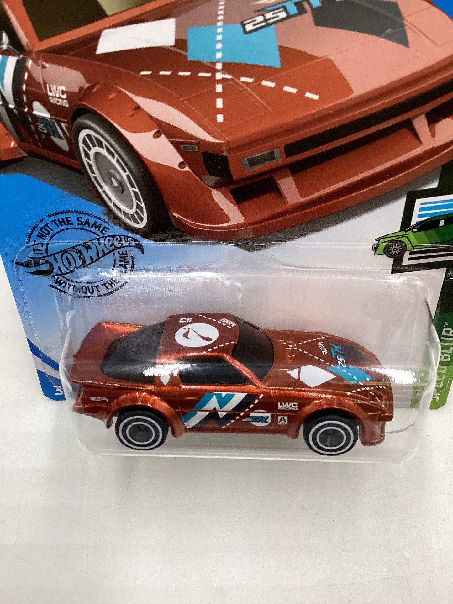 Hot Wheels 2021 Super Treasure Hunt Mazda RX7 Orange #130 W/Protector