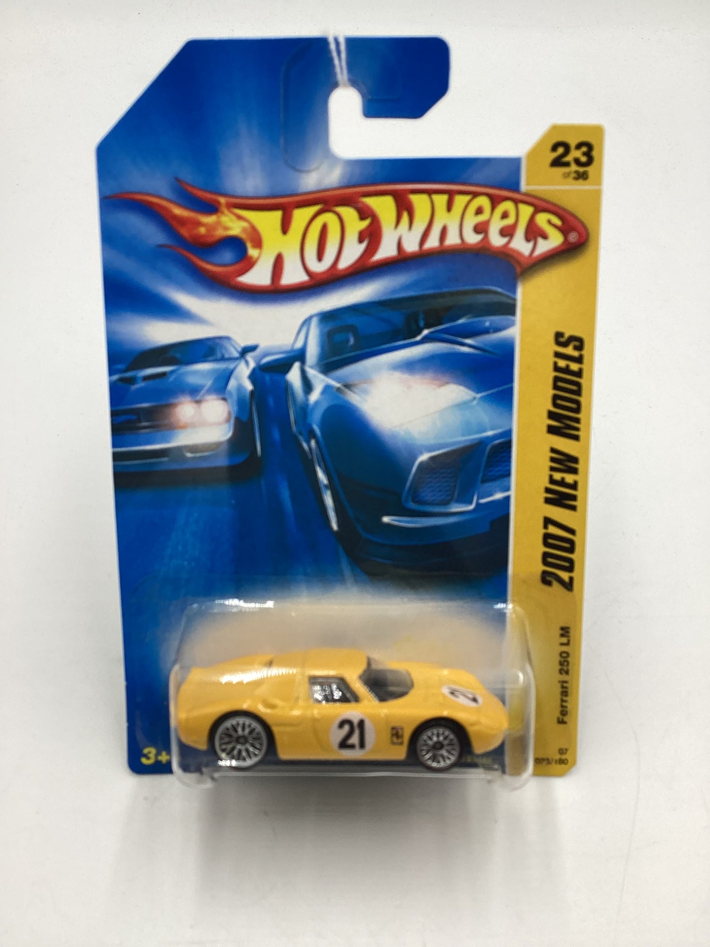 2007 Hot Wheels New Models #23 Ferrari 250 LM Yellow SR