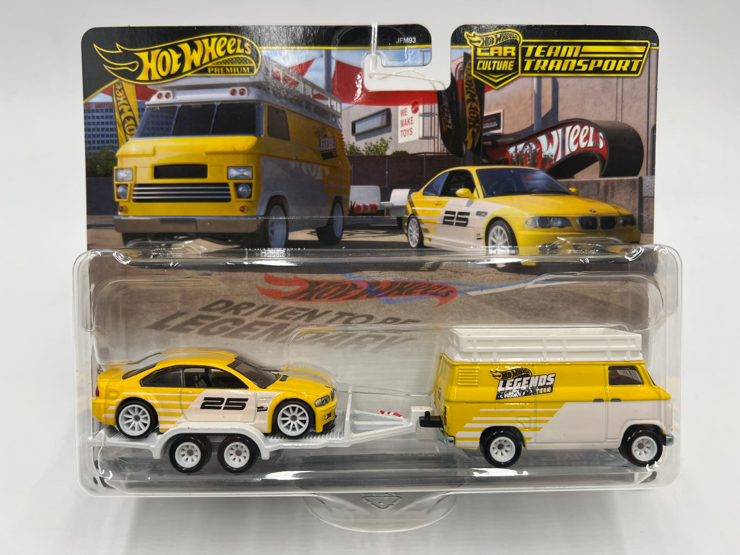 2025 Hot Wheels Team Transport Legends Tour Walmart Exclusive BMW M3 & HW Rally Hauler 279F