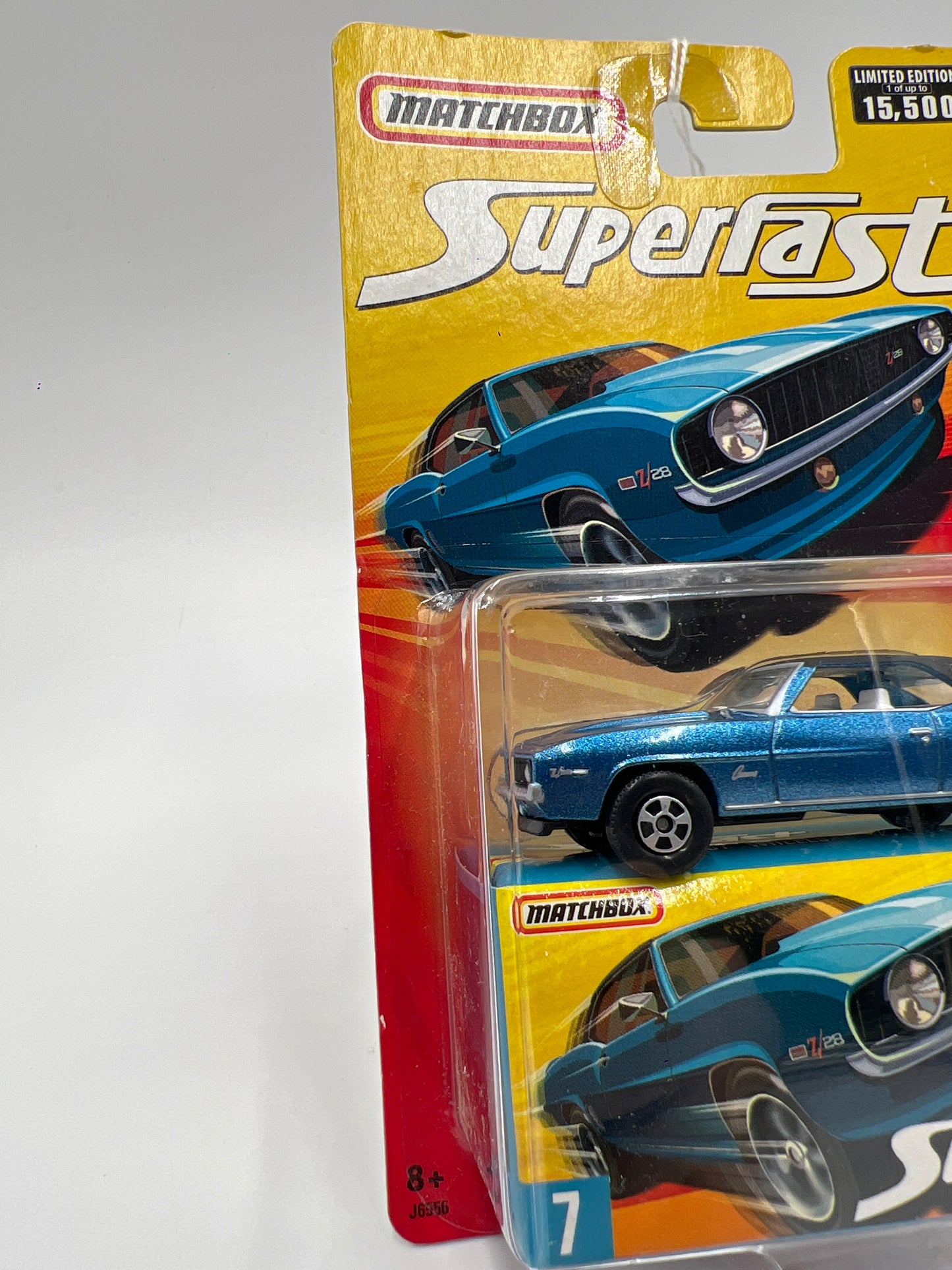 Matchbox Superfast #7 1969 Chevrolet Camaro Z/28 Blue 174E
