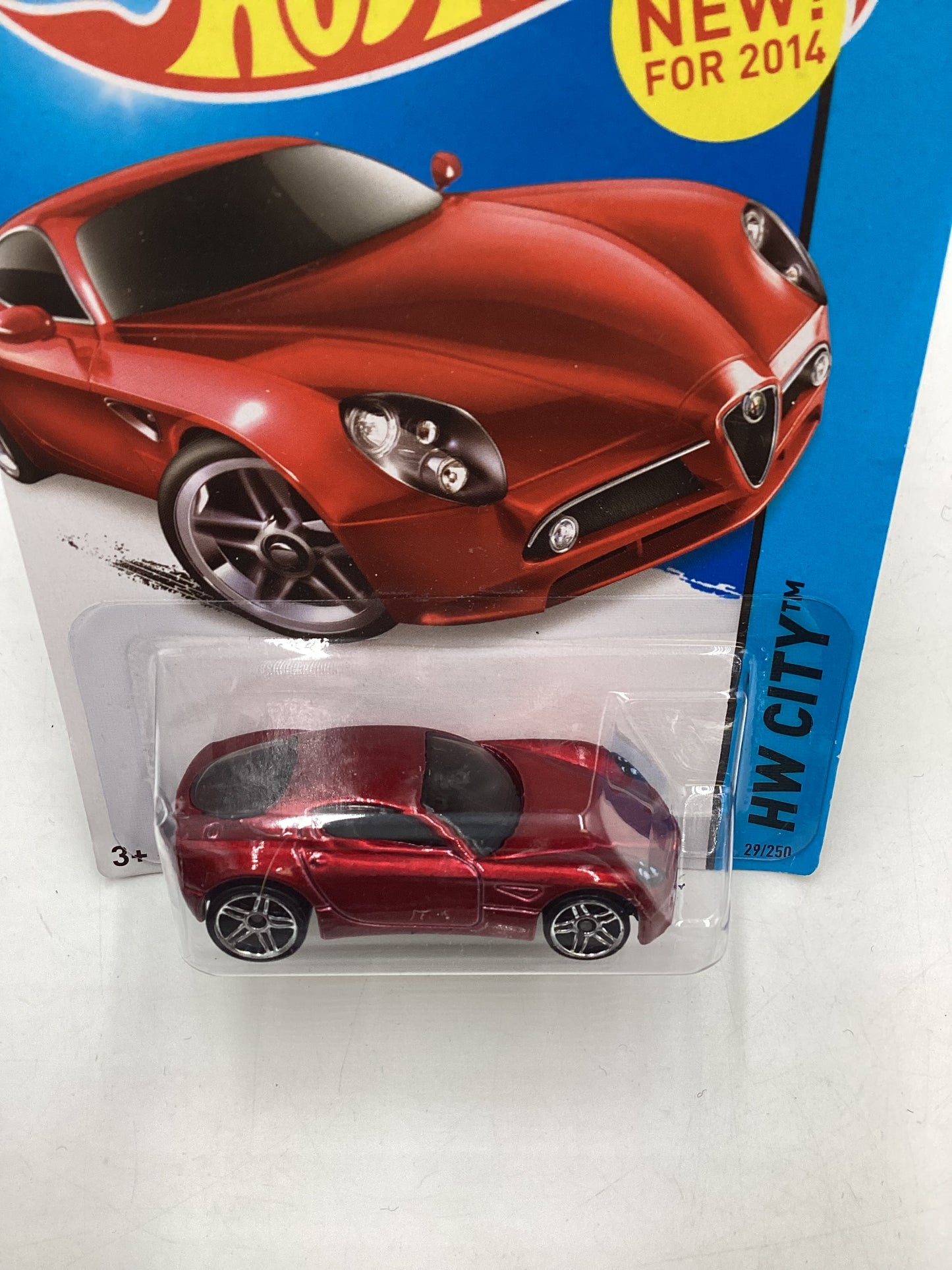 2014 Hot Wheels #29 Alfa Romeo 8C Competizione Red 67E