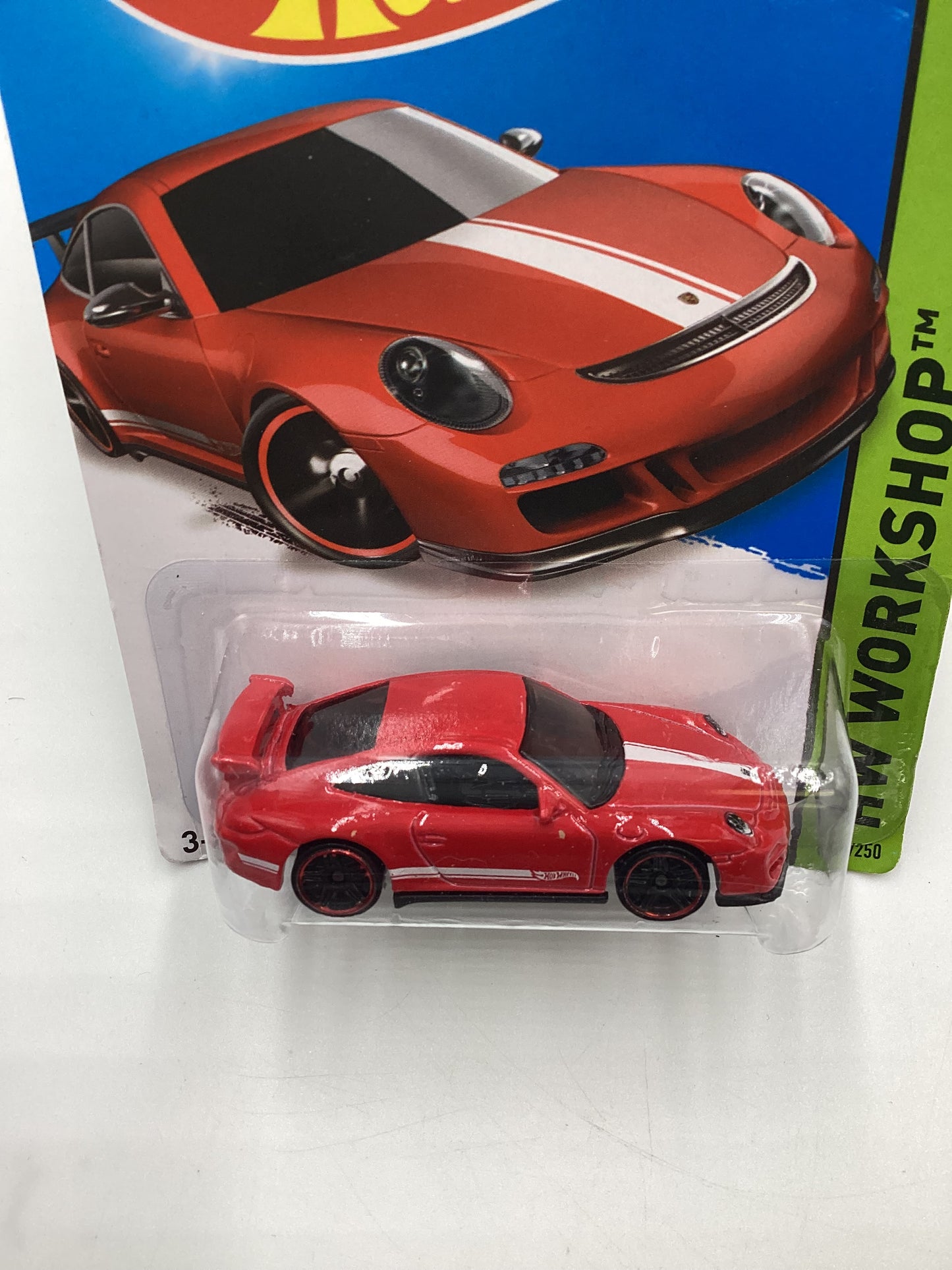 2015 Hot Wheels #196 Porsche 911 GT3 Red 99B