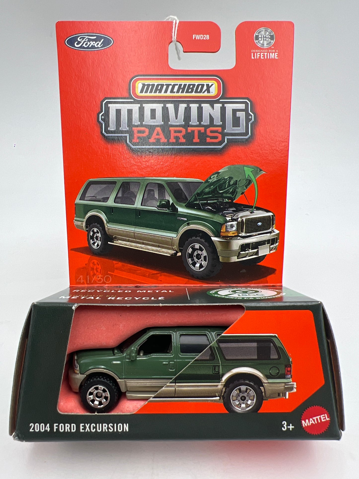 2026 Matchbox Moving Parts #41 2004 Ford Excursion Green