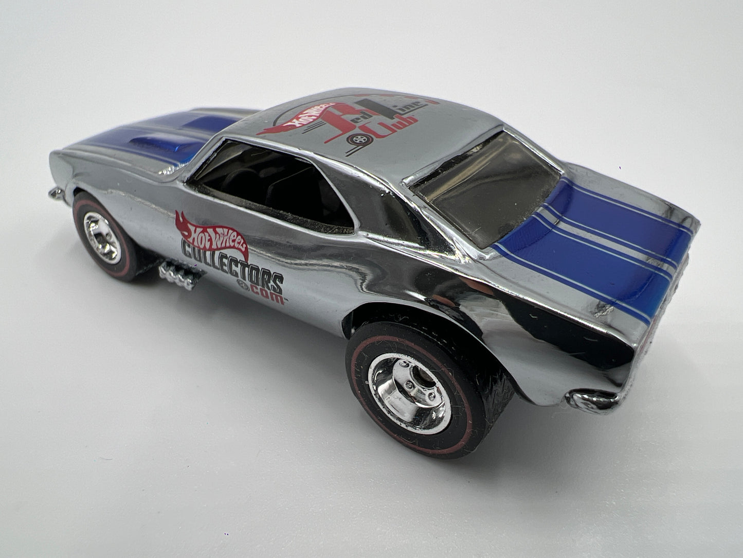 Hot Wheels RLC Membership Exclusive 1/10000 67 Camaro Chrome W/Blue Stripe Loose