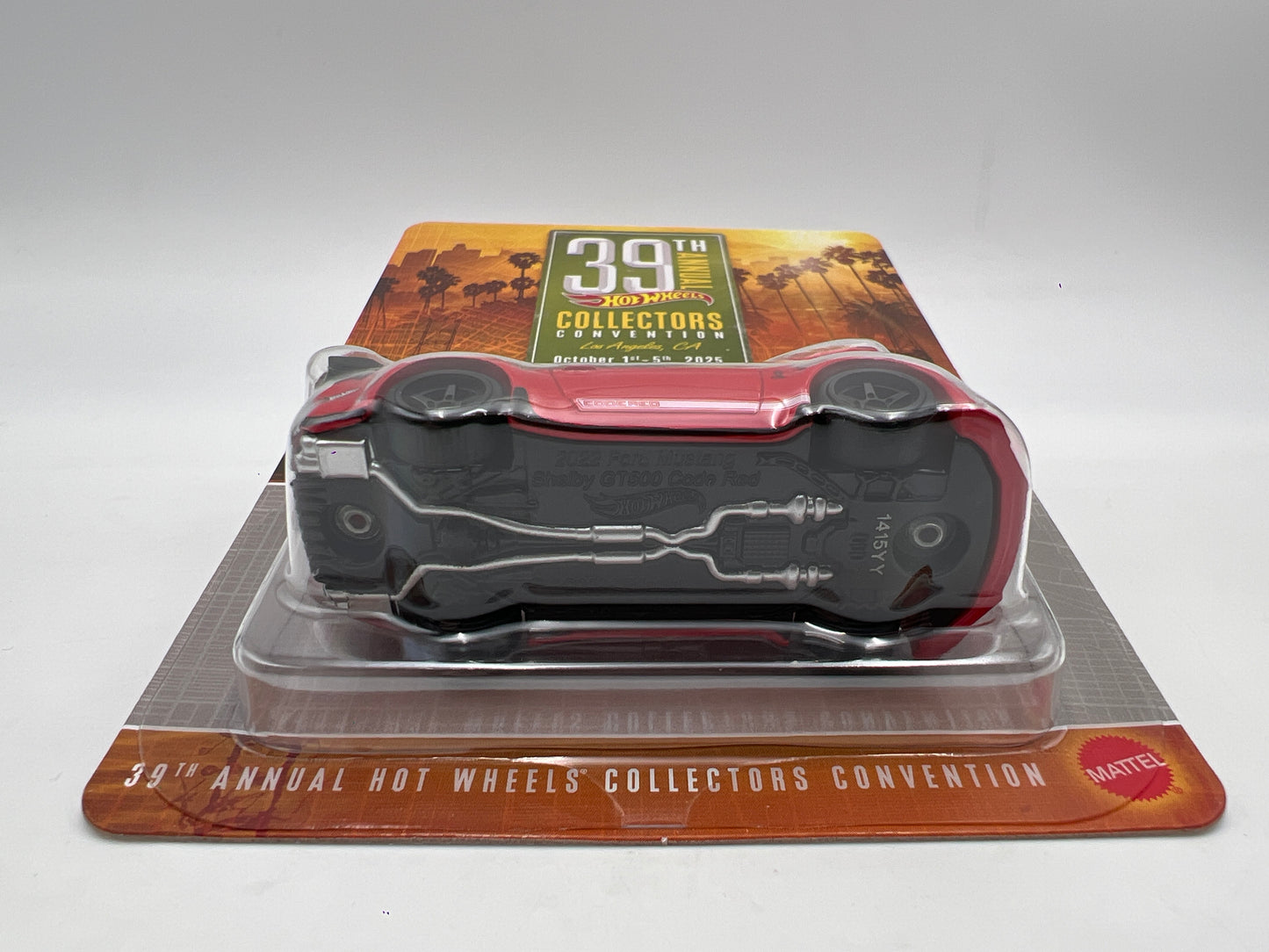 2025 Hot Wheels 39th Collectors Convention 2022 Ford Mustang Shelby GT500 Code Red W/Protector 2
