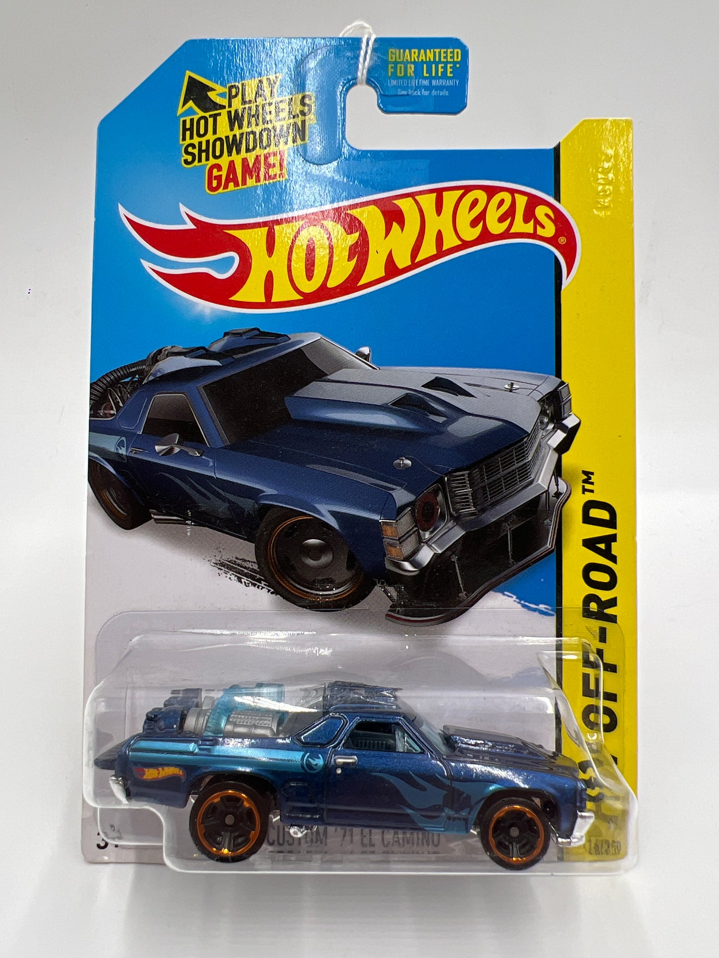 2014 Hot Wheels Treasure Hunt #116 Custom 71 El Camino Blue