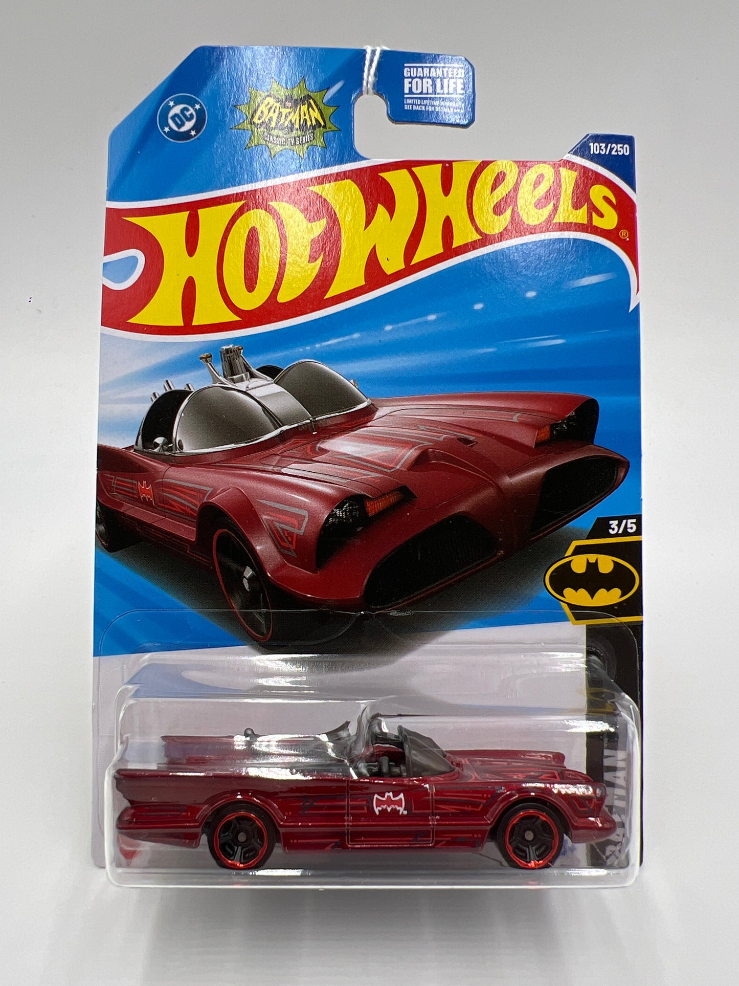 2025 Hot Wheels P Case Batman #103 TV Series Batmobile Red 117C