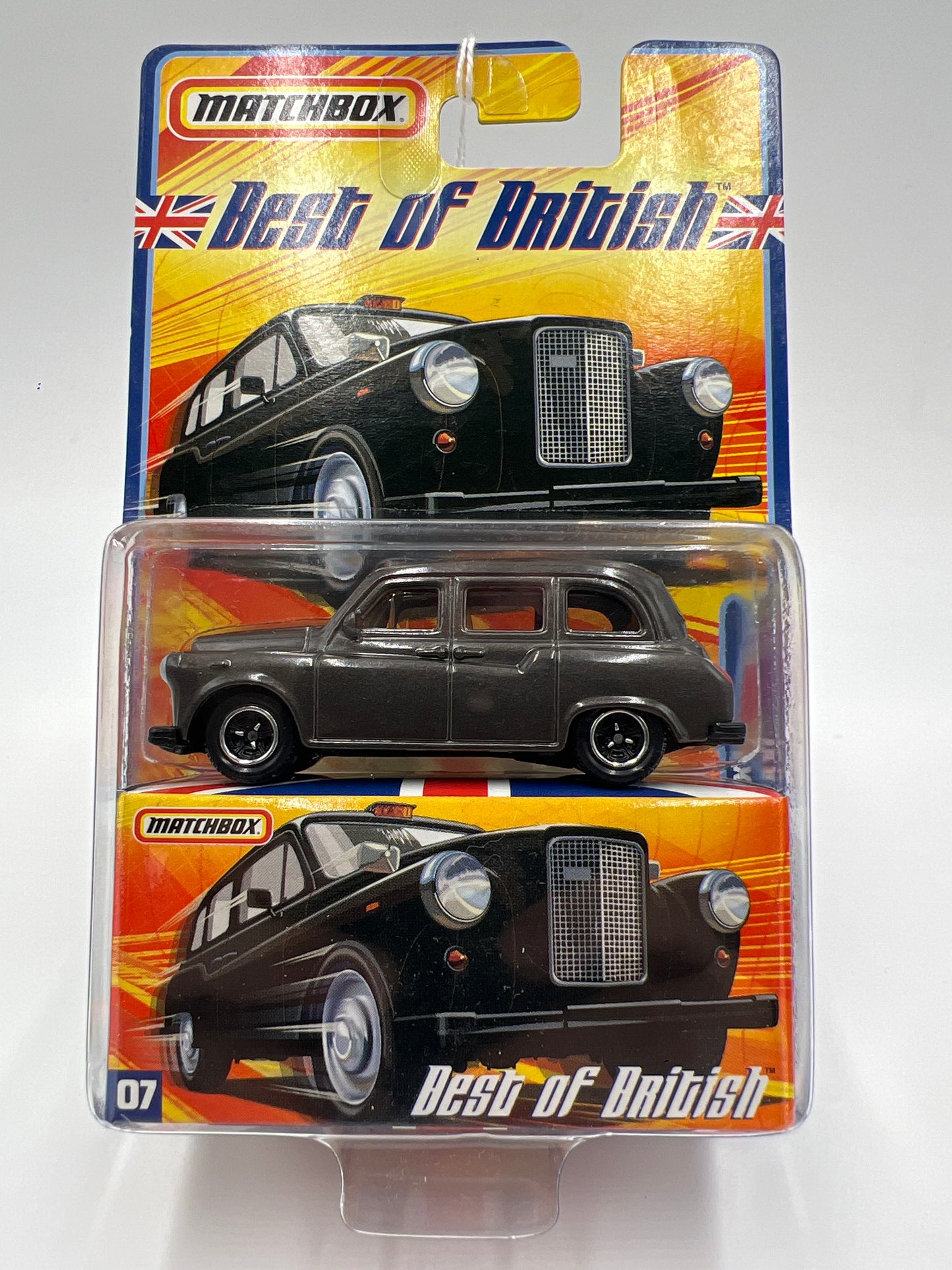Matchbox Best Of British #7 Austin FX4 London Taxi Dark Gray 168H