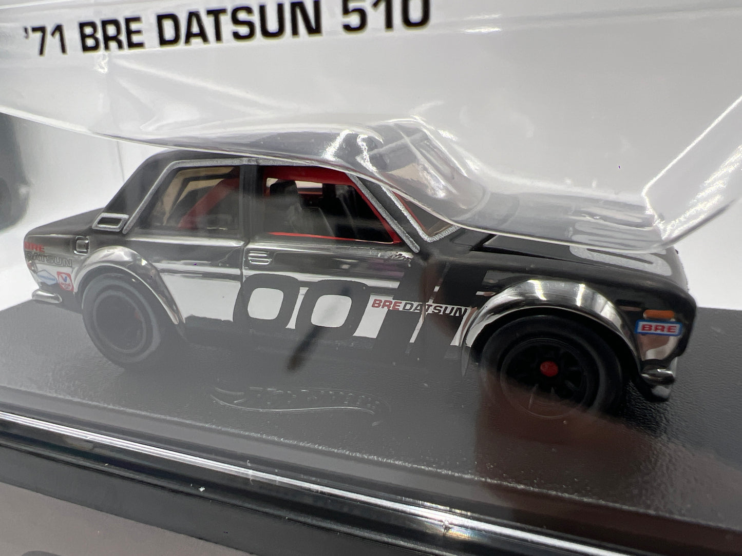2024 Hot Wheels RLC 71 BRE Datsun 510 Chrome/Black