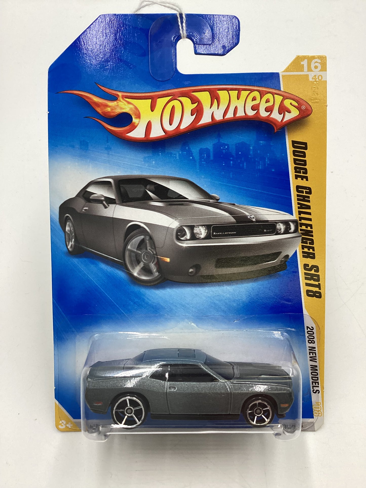 2008 Hot Wheels New Models #16 Dodge Challenger SRT8 Gray Kmart Exclusive 239C