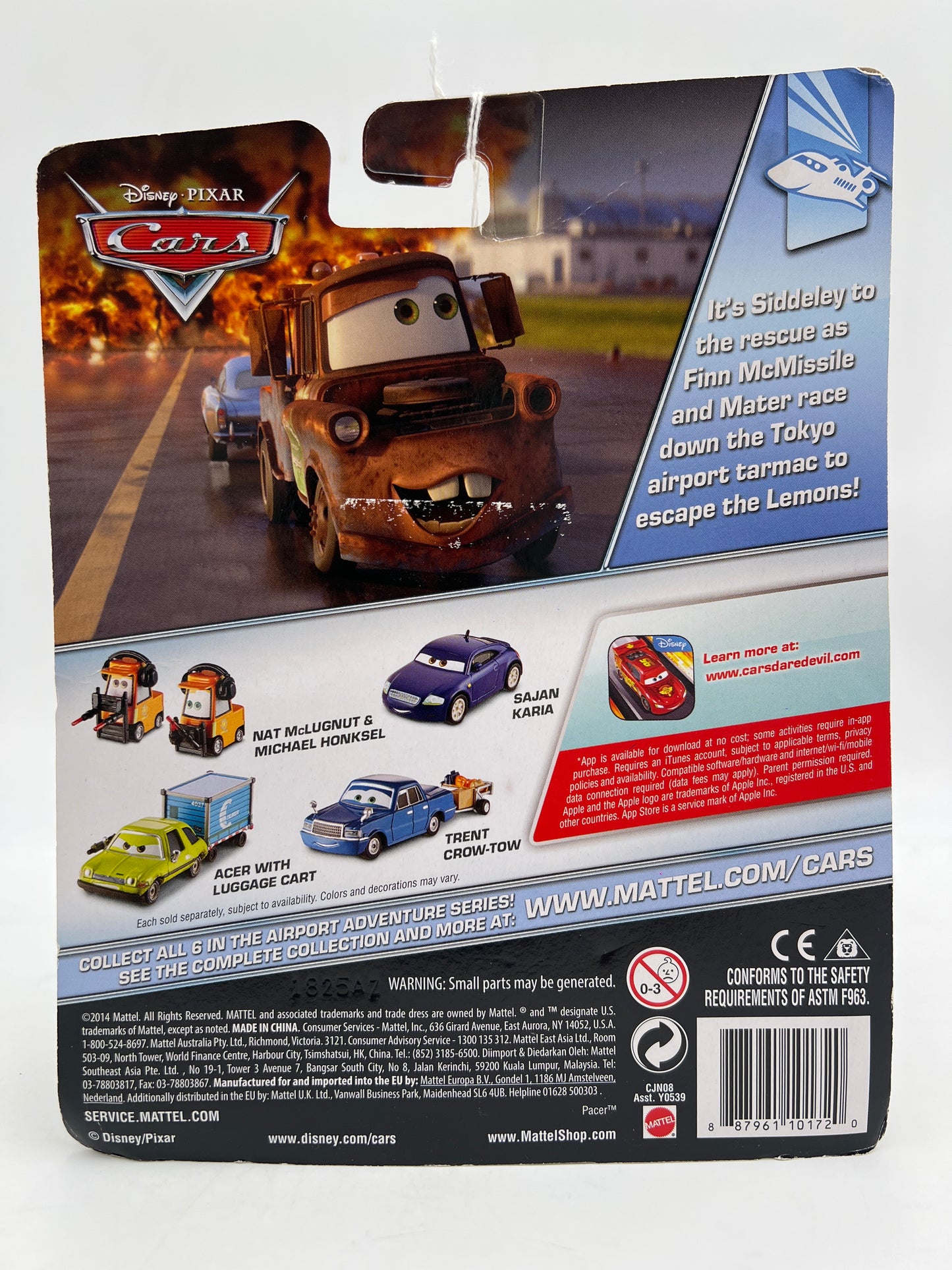 Disney Pixar Cars Deluxe Airport Adventure #2 Ucchi