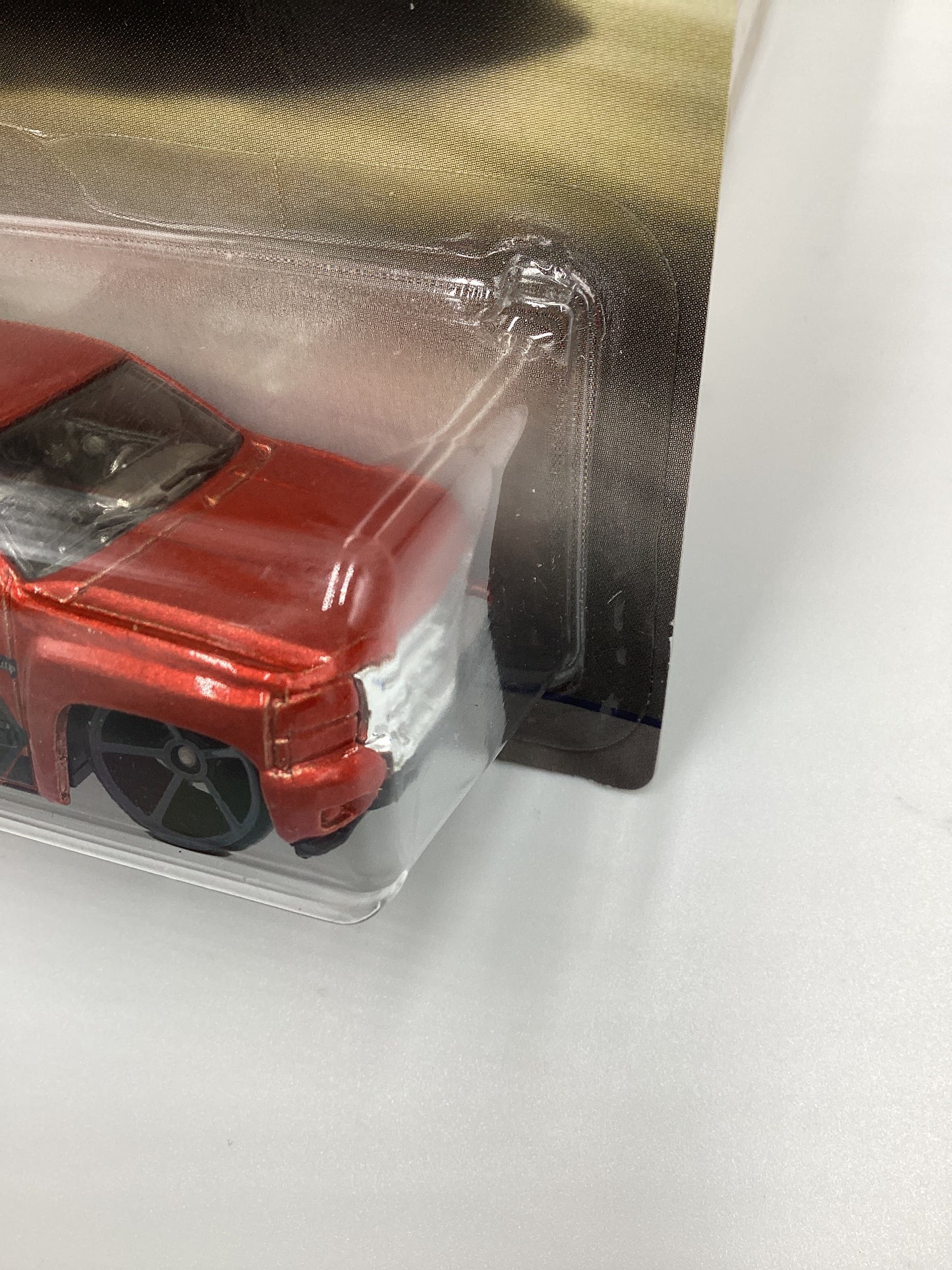 Hot Wheels Walmart 100 Years Chevy #7 Chevy Silverado Red 161J