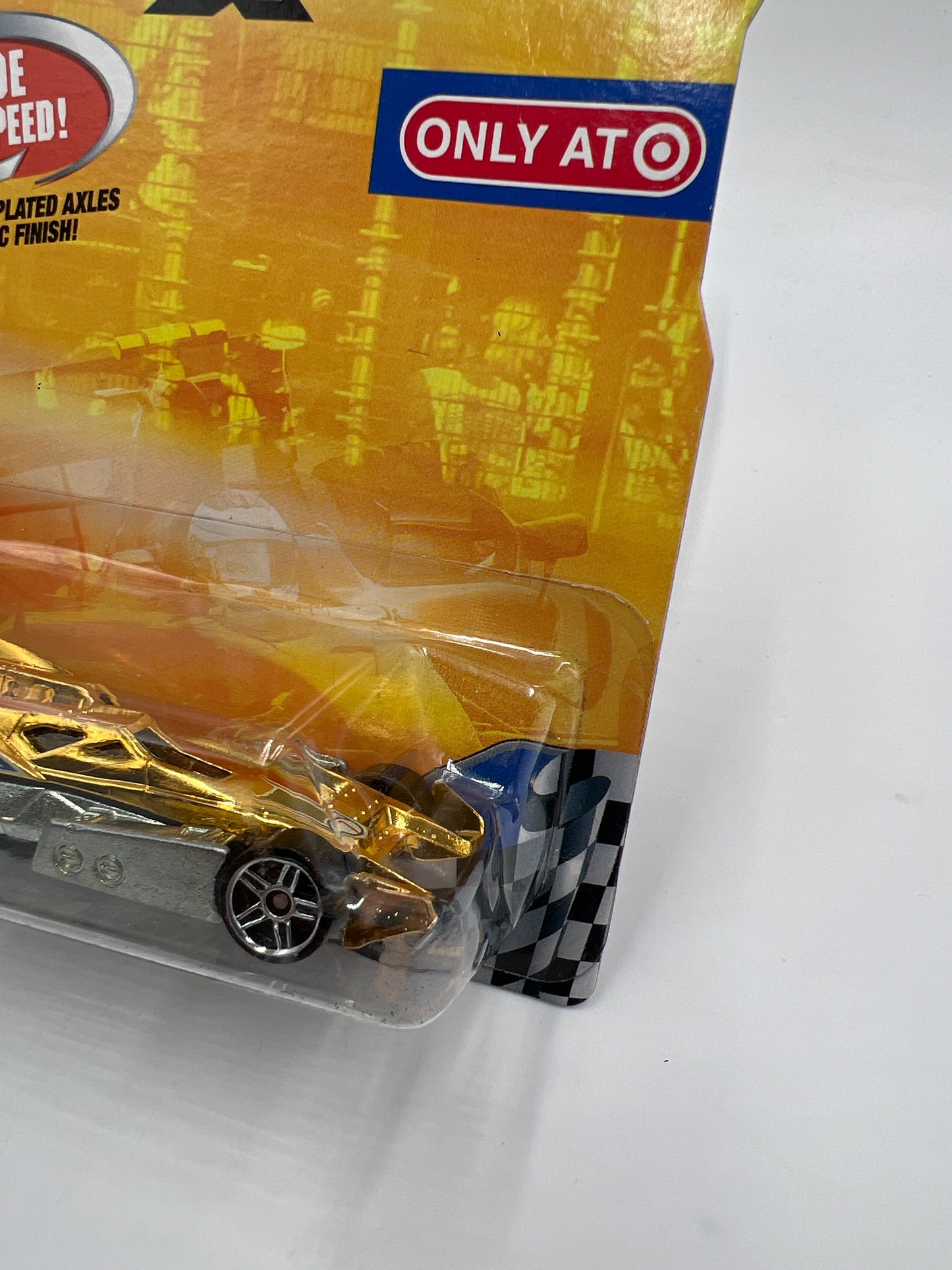 Hot Wheels Target Exclusive Race Aces RD-10 Gold Chrome 159D