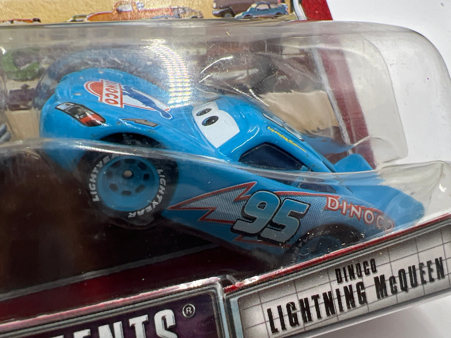 Disney Pixar The World Of Cars 2 Pack Movie Moments Tex Dinoco & Dinoco Lightning McQueen #1