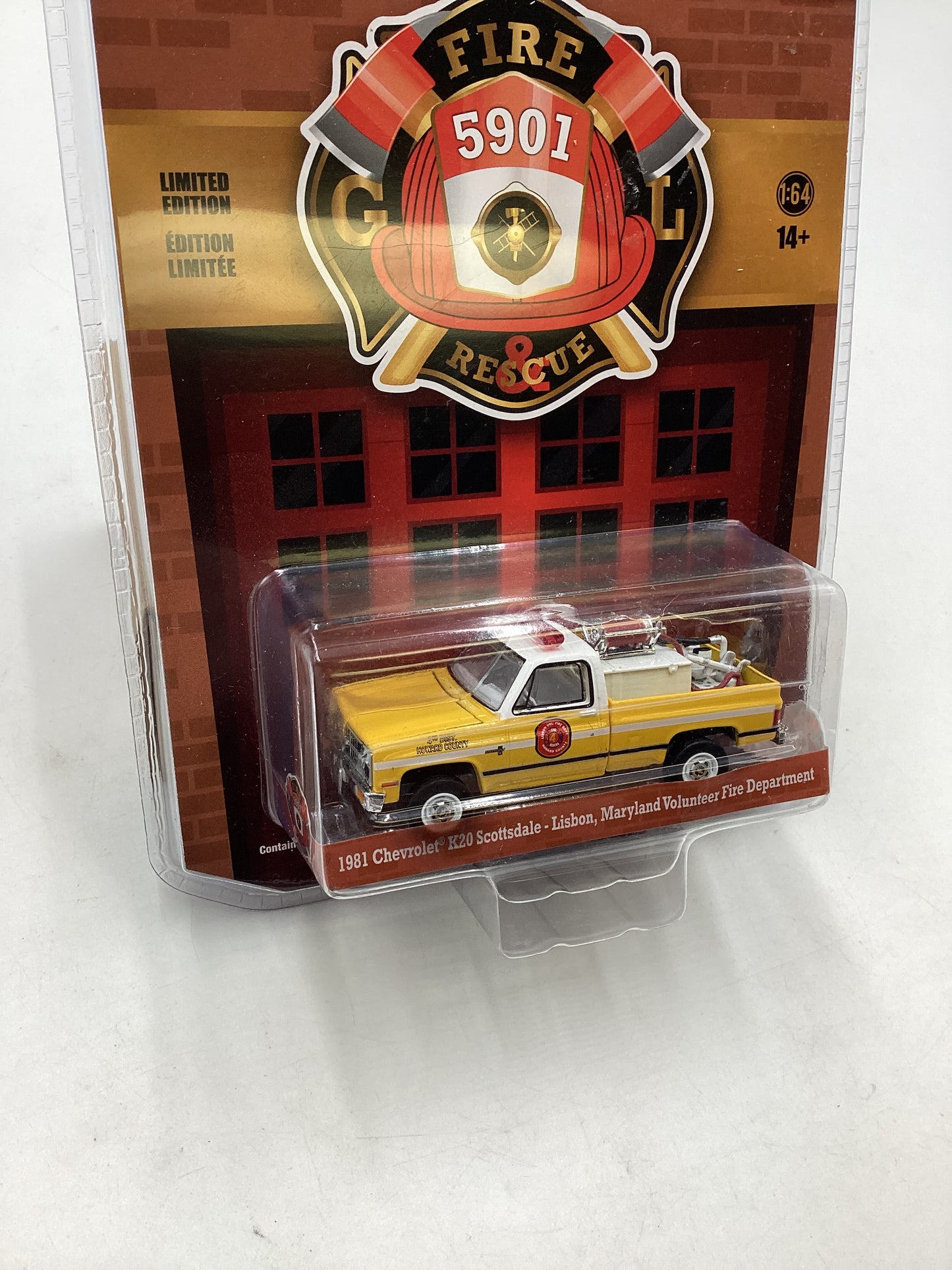 Greenlight Fire and Rescue Series 2 1981 Chevrolet K20 Scottsdale Lisbon Maryland Volunteer Fire Department 176E