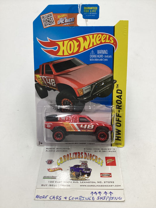 2015 Hot Wheels Off Road #120 Toyota Off Road Truck Red 94E