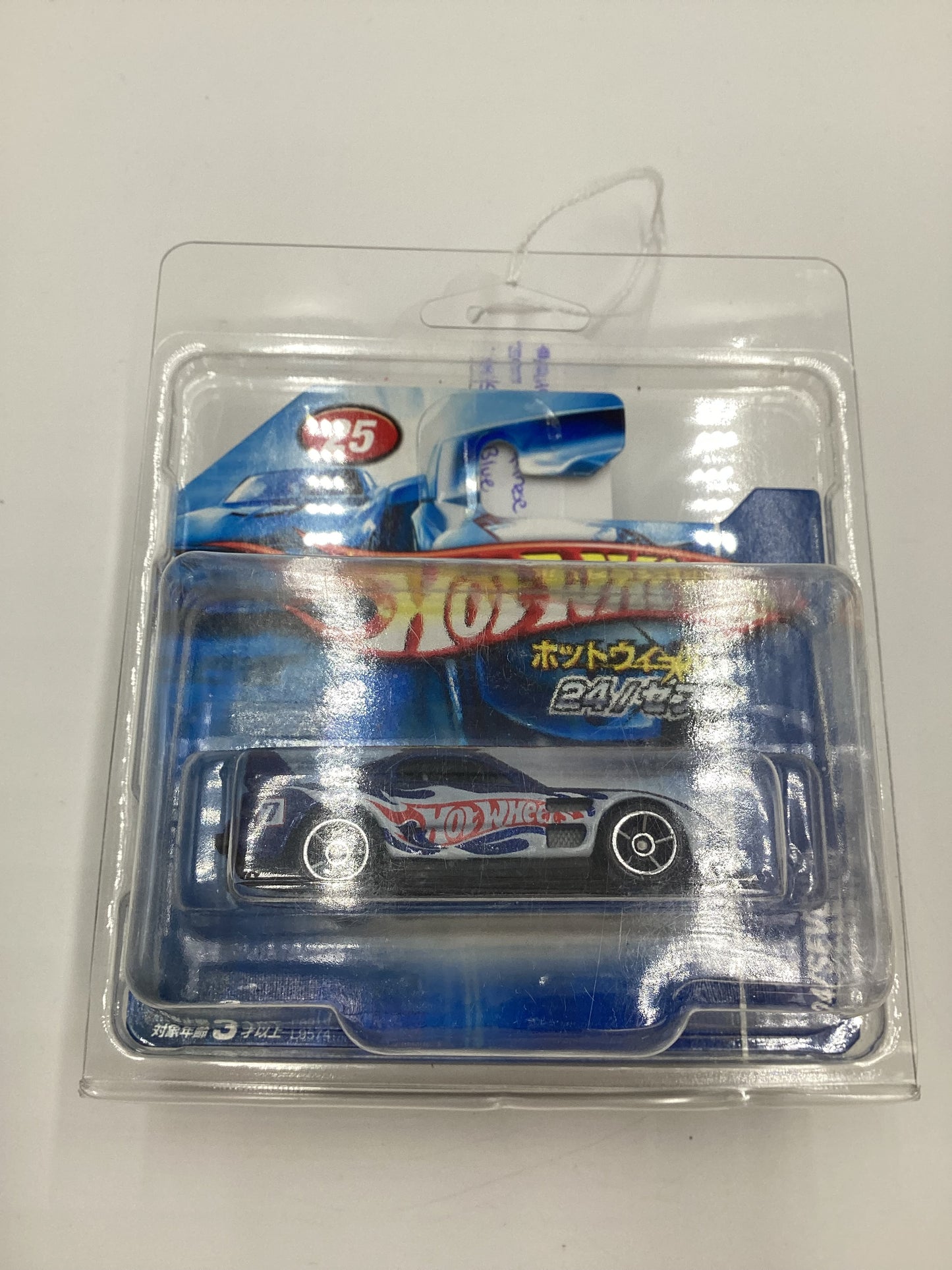 2007 Hot Wheels 24/Seven Japanese Short Card Blue VHTF with protector