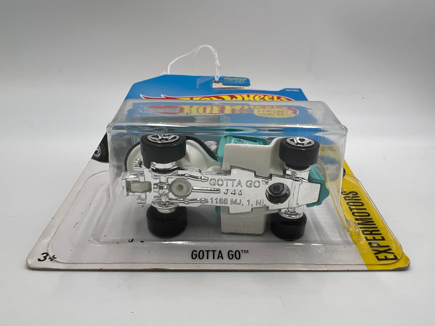 2017 Hot Wheels Experimotors #101 Gotta Go Light Blue 115F