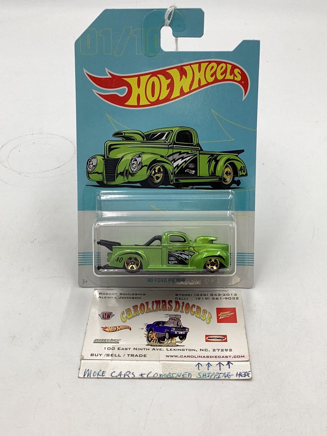 Hot Wheels American Truck Series 40 Ford Pickup 01/10 LL7