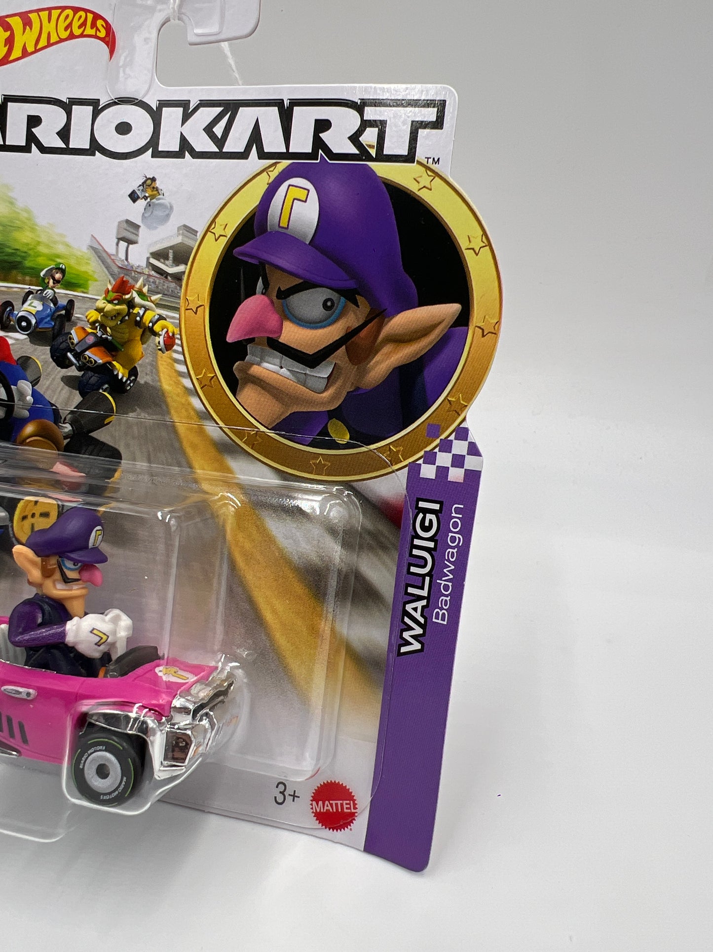Hot Wheels Mario Kart Waluigi Badwagon 121A