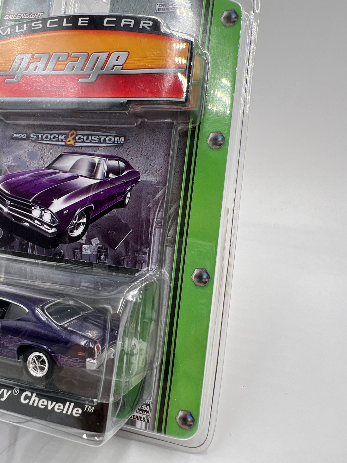 Greenlight Muscle Car Garage Series 6 Custom 1969 Chevy Yenko Chevelle Purple 176E