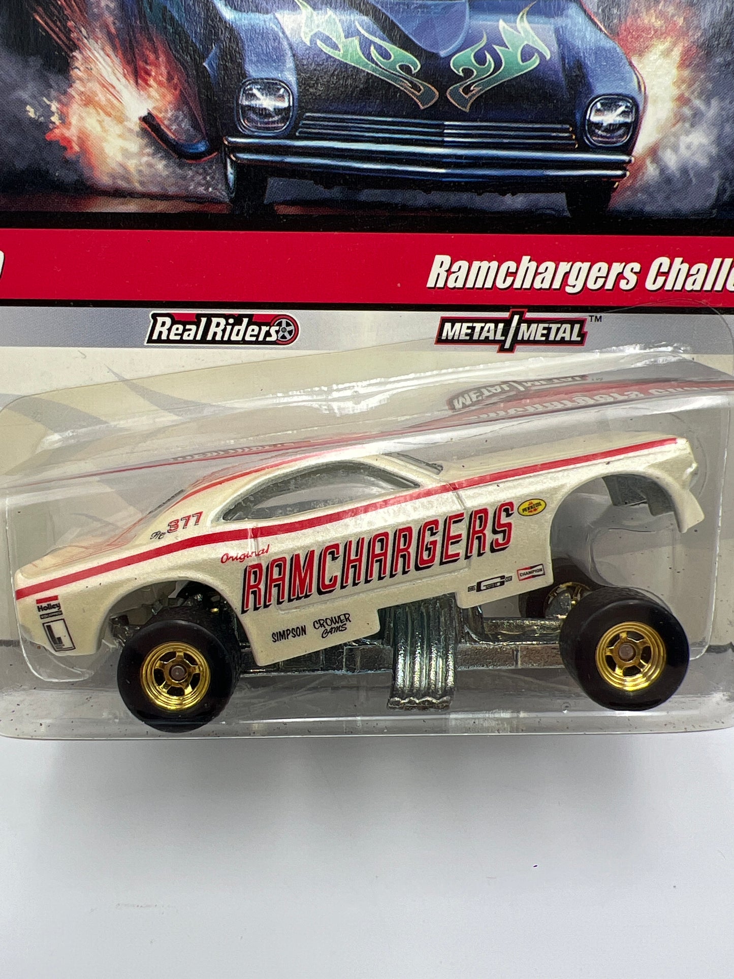 Hot Wheels Drag Strip Demons #3 Ramchargers Challenger W/Protector 1