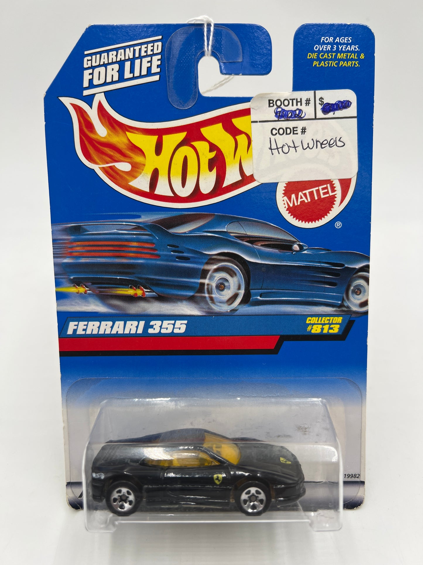 1998 Hot Wheels First Editions #813 Ferrari 355 Black