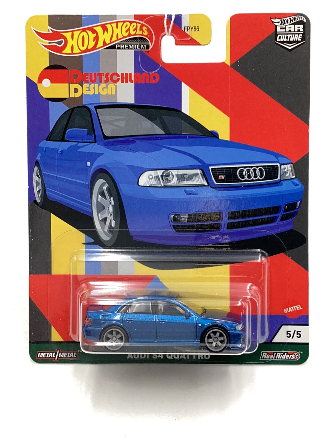 Hot wheels car culture Deutschland Design Audi S4 Quattro 5/5 252C