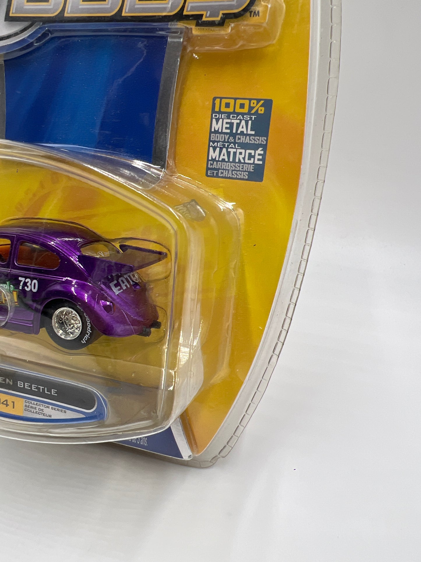 2006 Jada Toys V-Dubs Wave 4 #41 59 Volkswagen Beetle Purple 182D