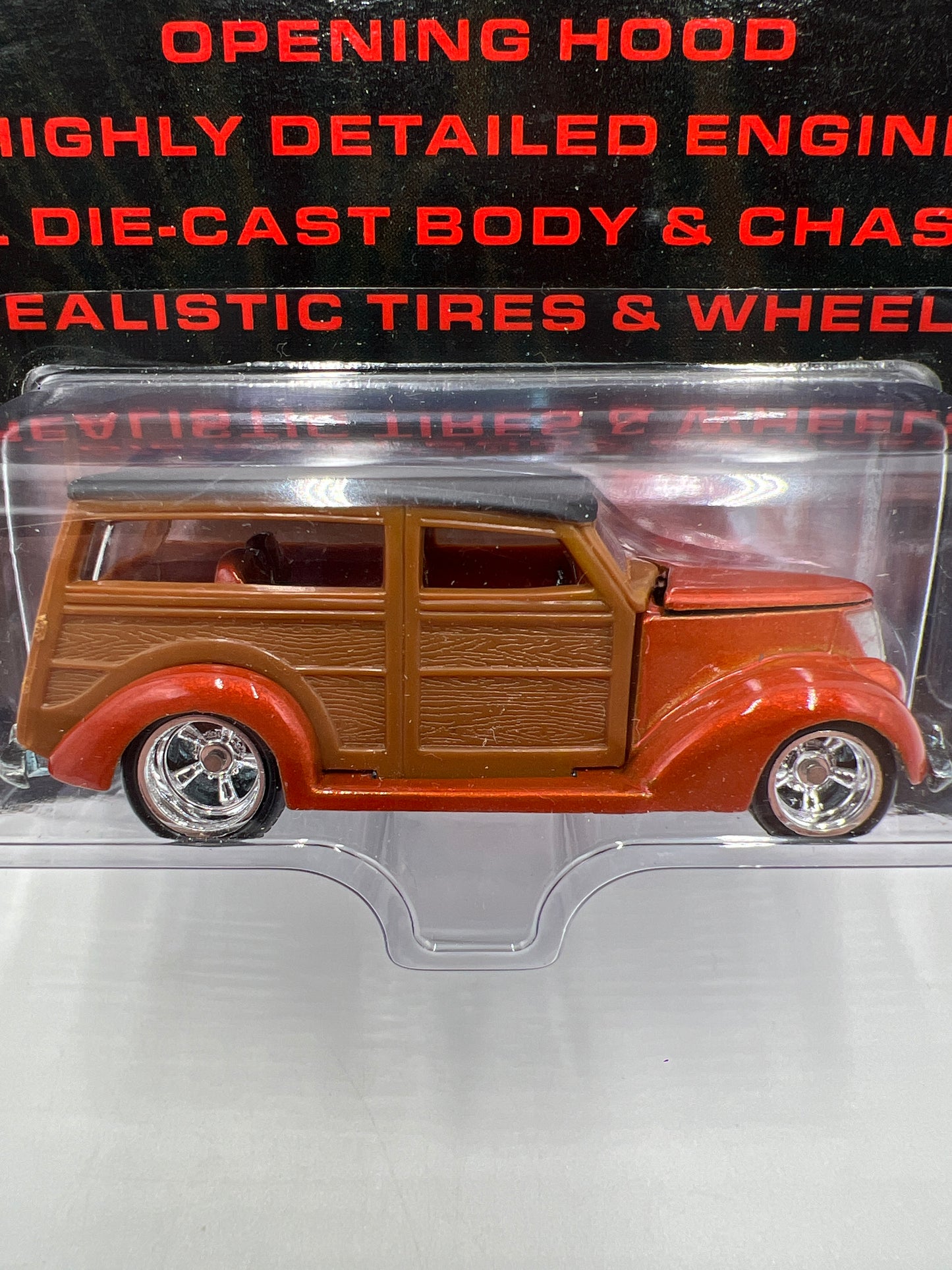 Hot Wheels Premium Ultra Hots 37 Ford Woody Orange 245L