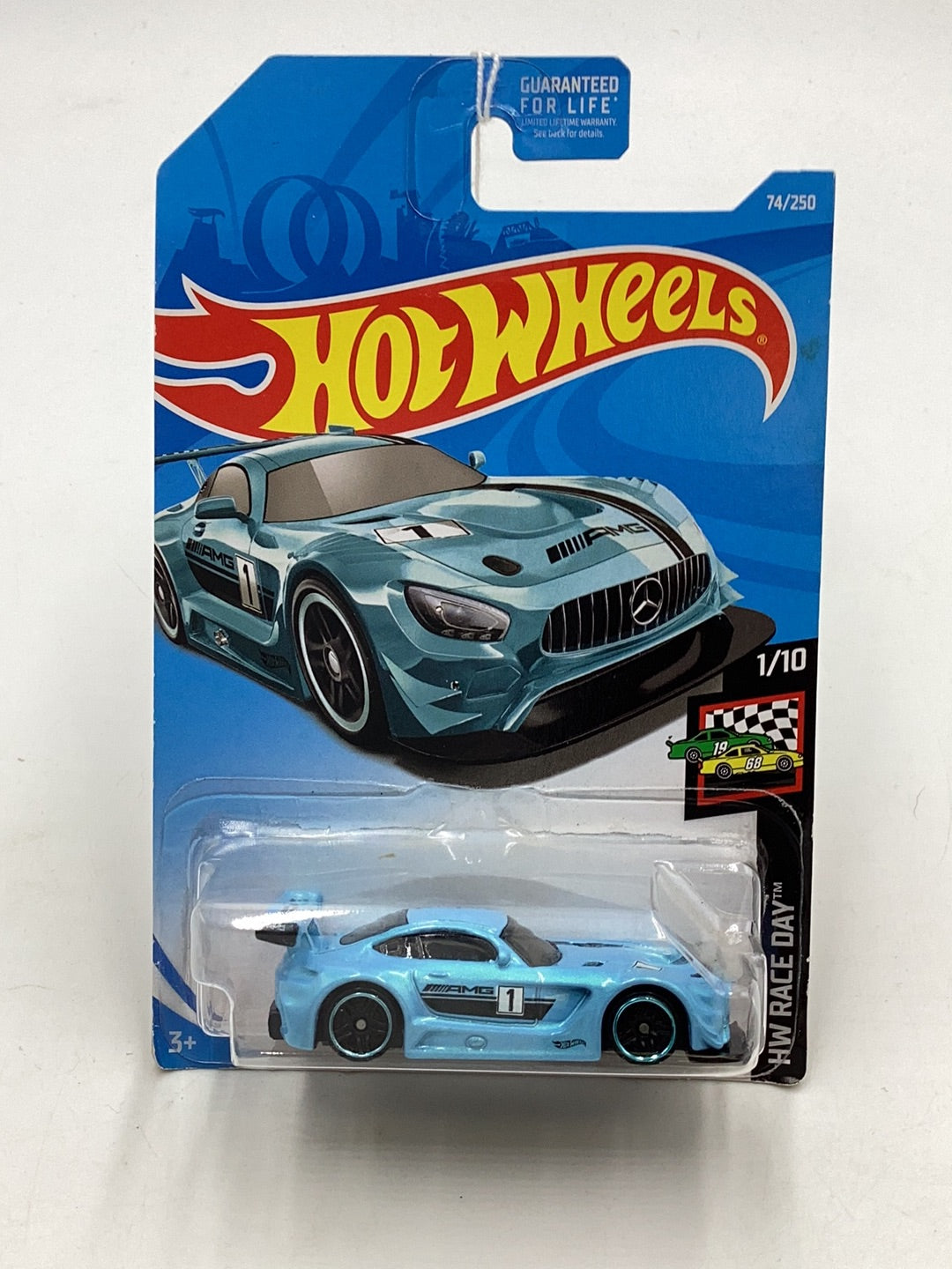 2019 Hot Wheels #74 16 Mercedes AMG GT3 90C