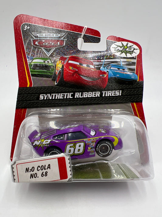 Disney Pixar The World Of Cars Rubber Tires N2O Cola No 68 140i