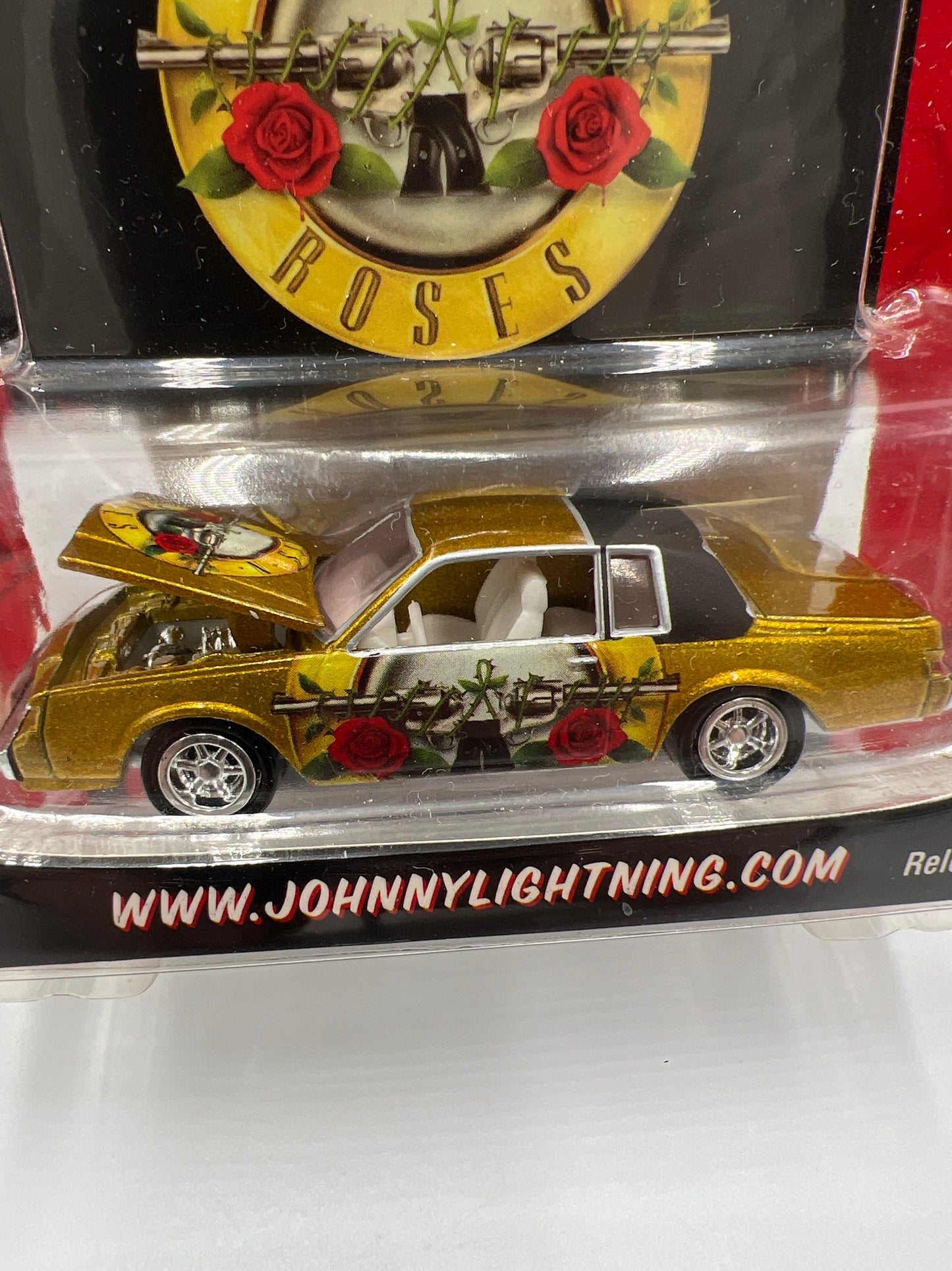 Johnny Lightning Guns N Roses R1 #4 87 Buick Grand National Gold White Lightning Chase VHTF