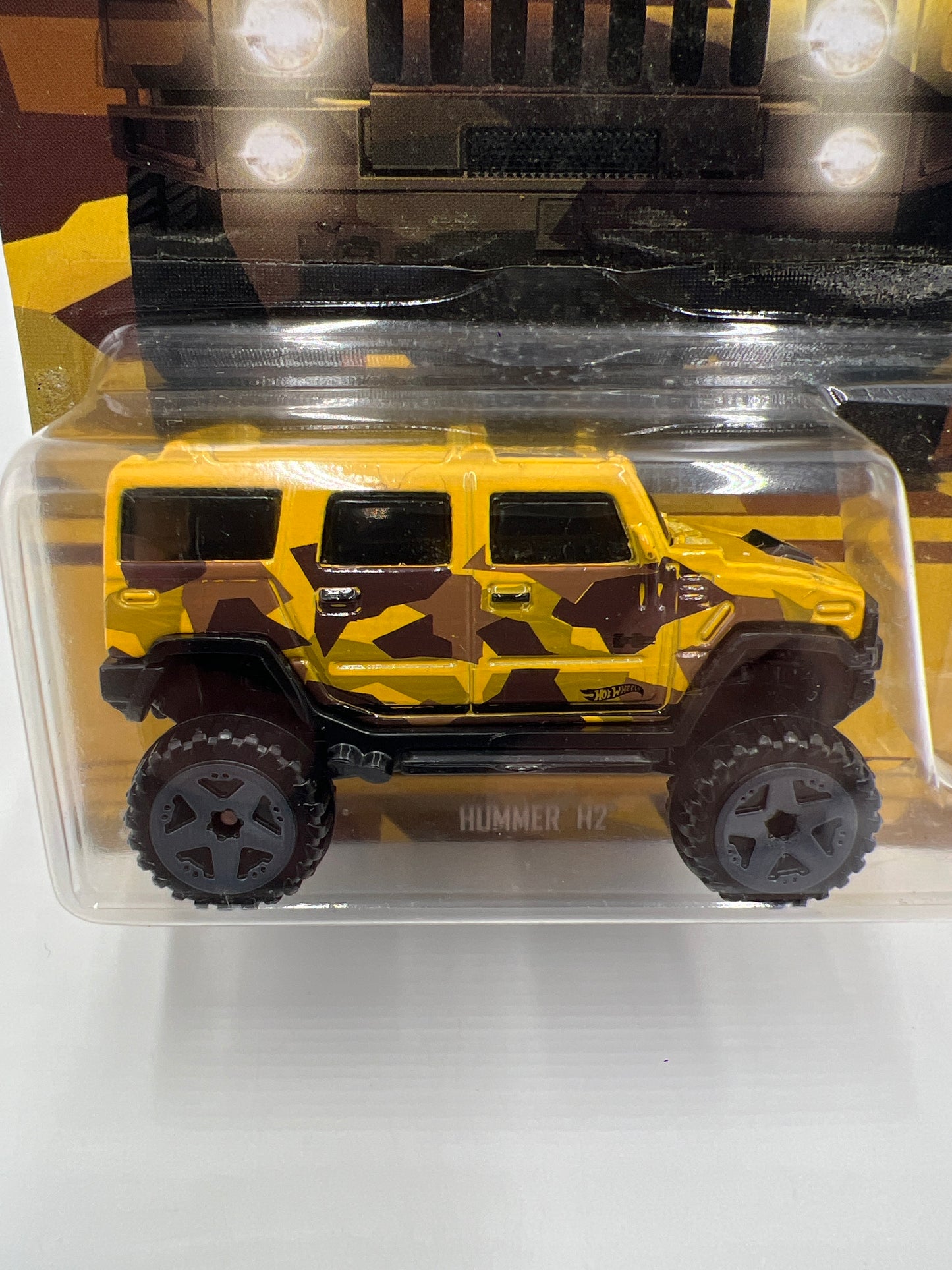 Hot Wheels Walmart Camouflage Series #1 Hummer H2 Yellow 161E