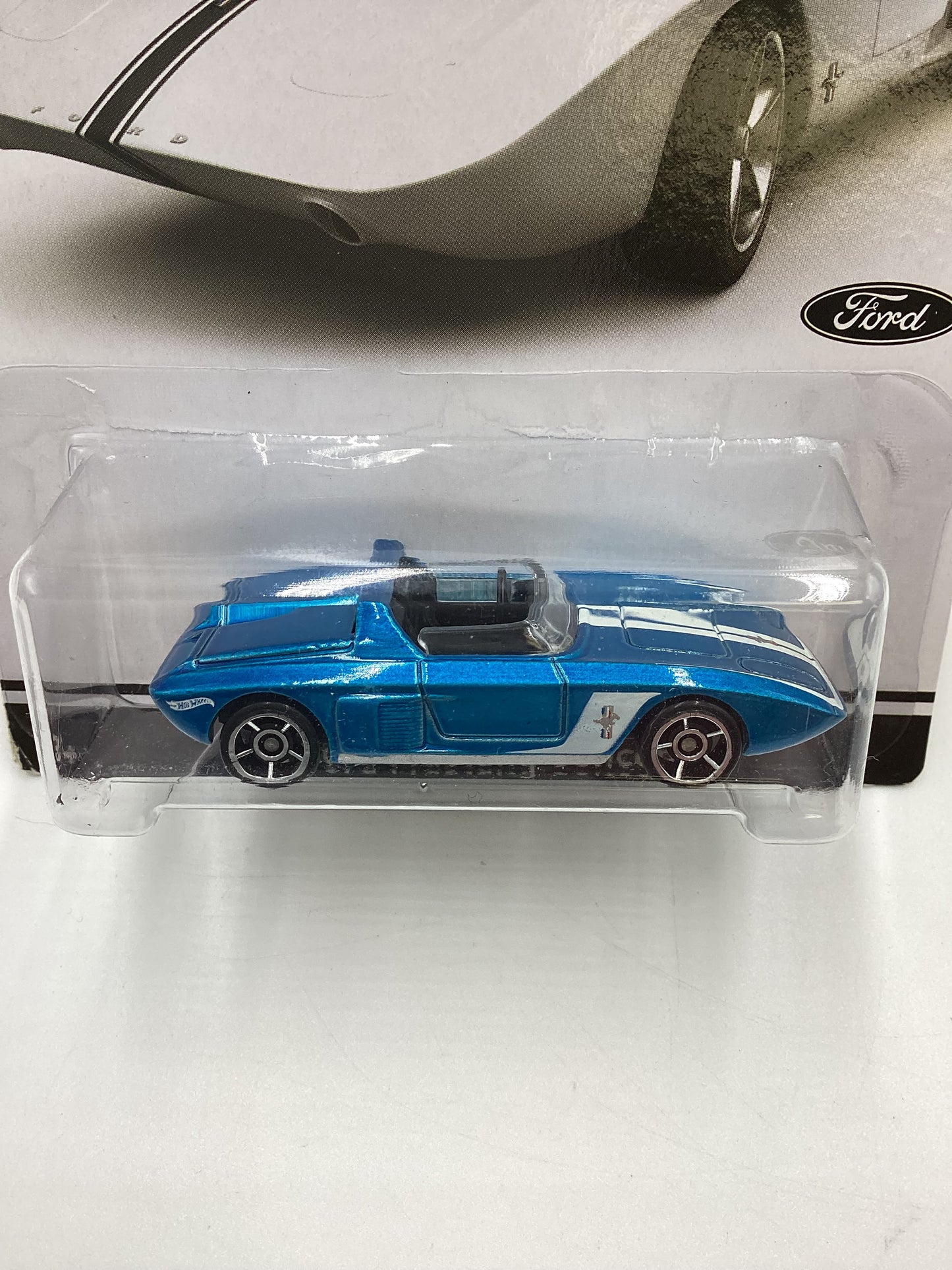 Hot Wheels Mustang 50 Years #1 62 Ford Mustang Concept Blue 154E