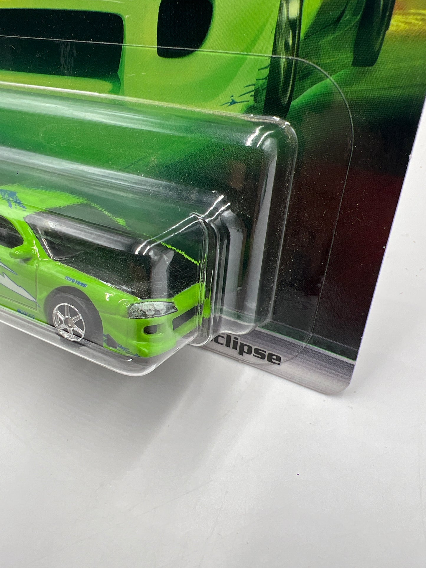 Hot Wheels Fast & Furious Original Fast #2 95 Mitsubishi Eclipse Green W/Protector