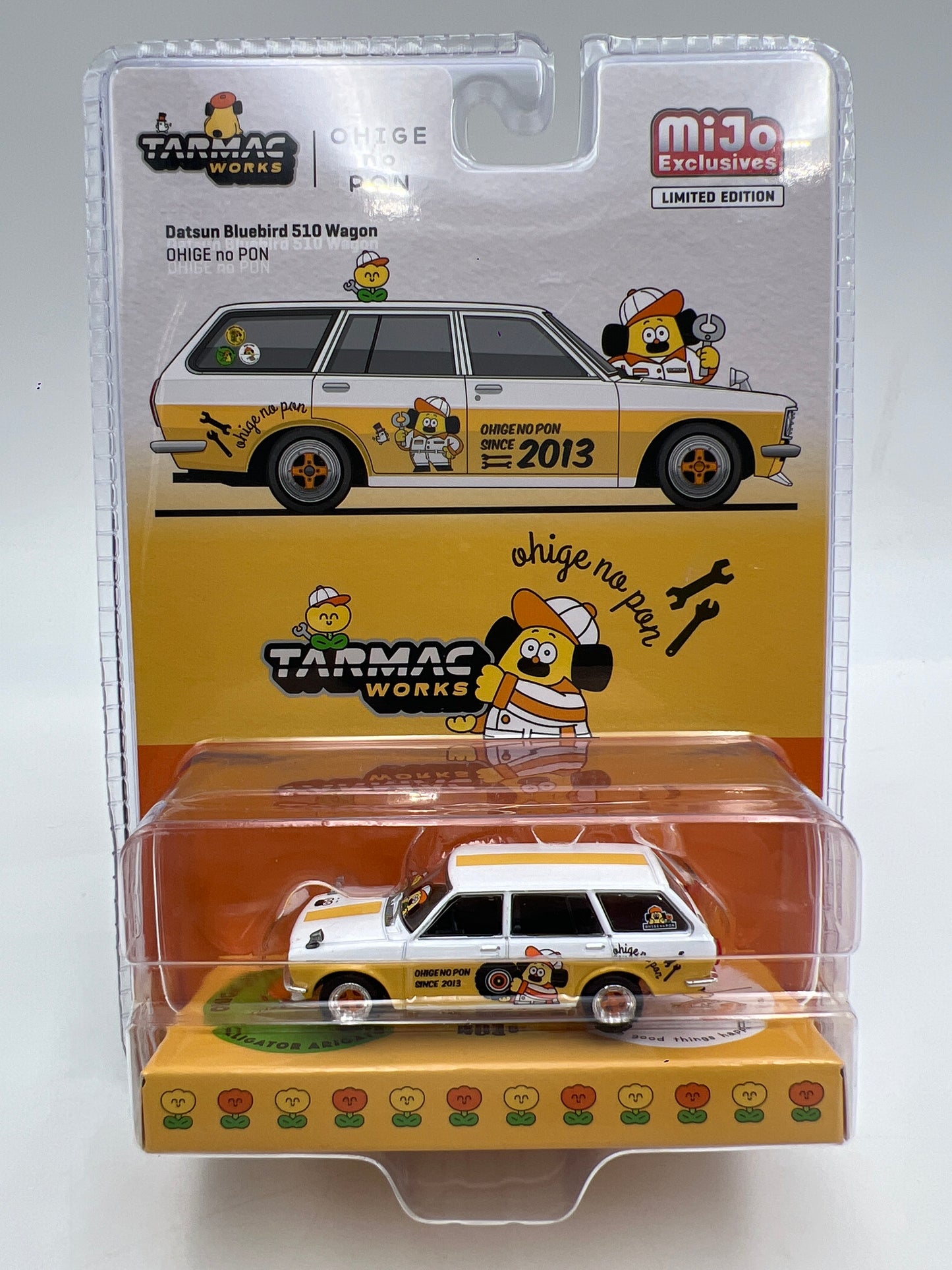 Tarmac Works Mijo Exclusives OHIGE no PON Datsun Bluebird 510 Wagon